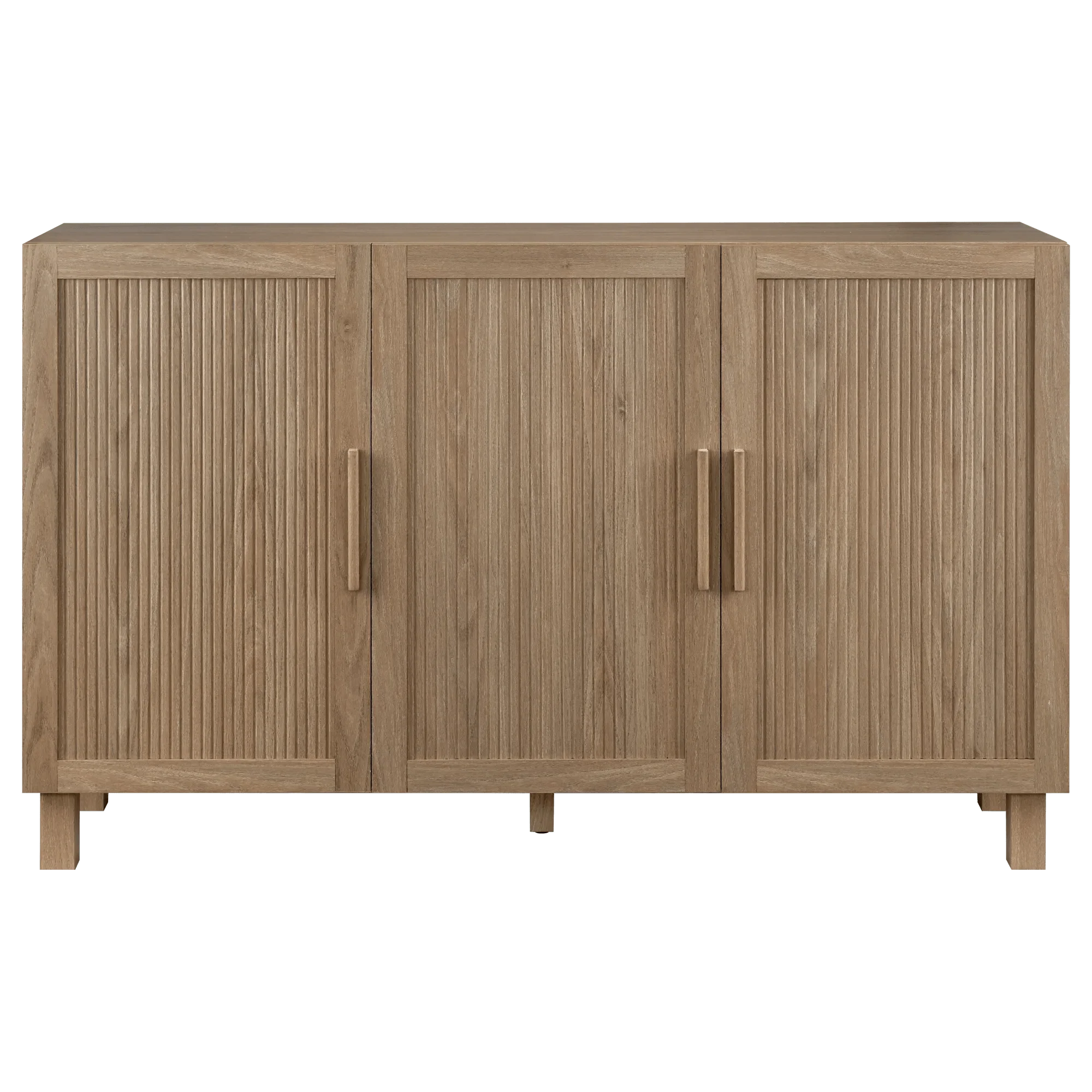 3 Door Wood Veneer Buffet - Image 3
