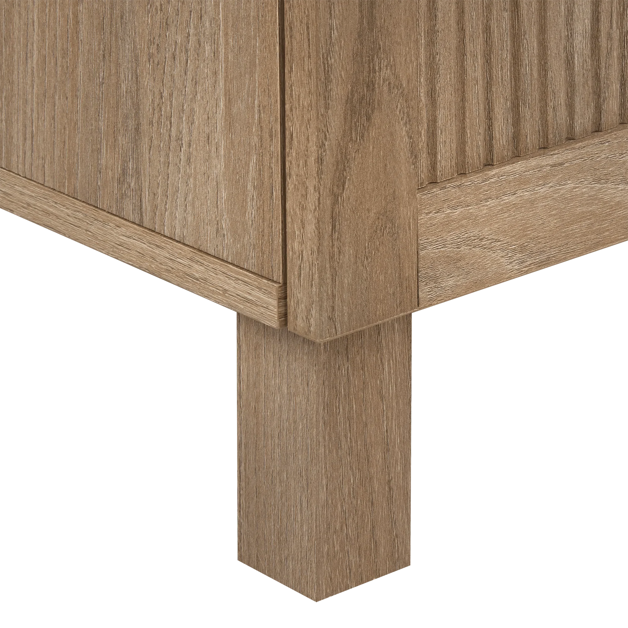 3 Door Wood Veneer Buffet - Image 5