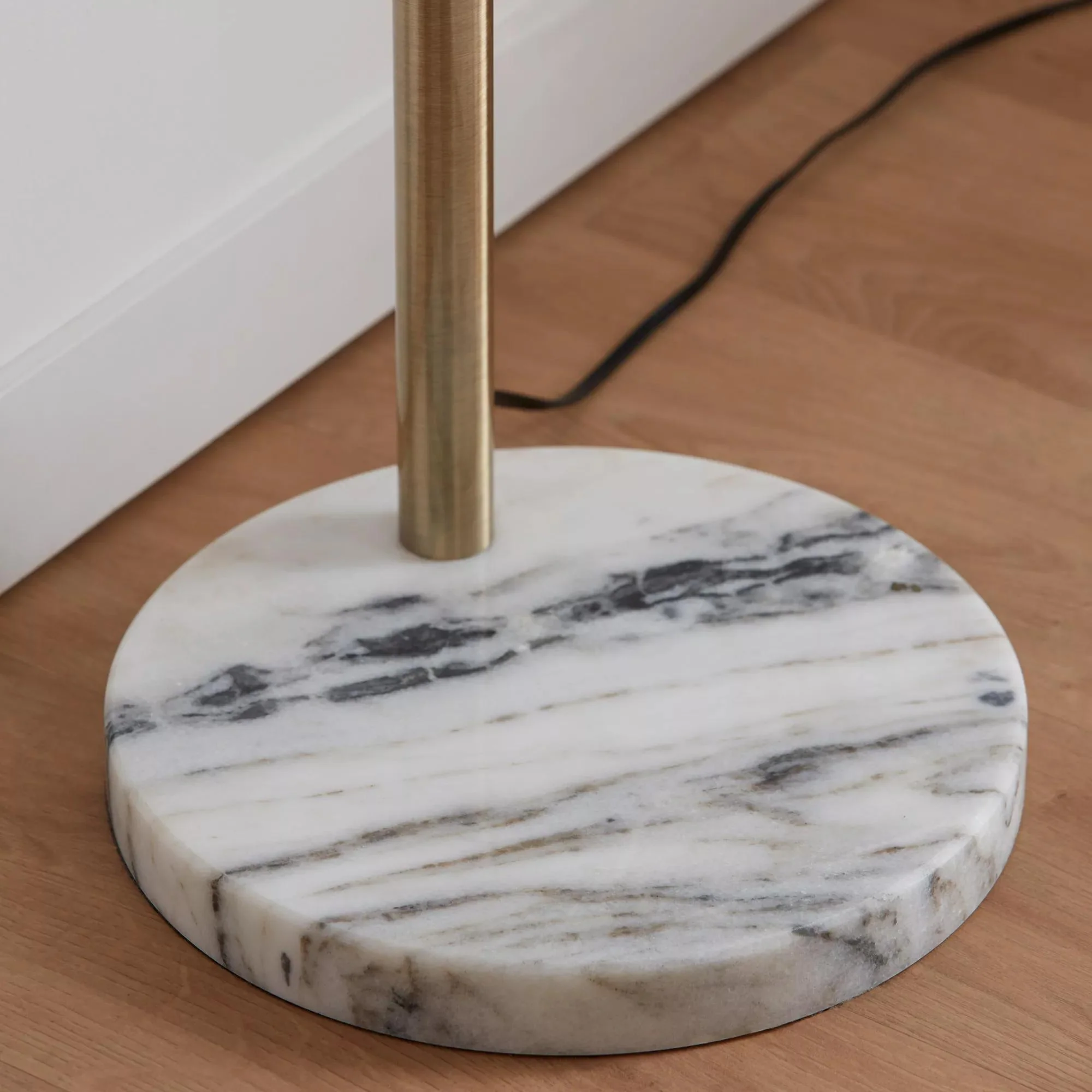 3-Head Floor Lamp with Marble Base - Image 3