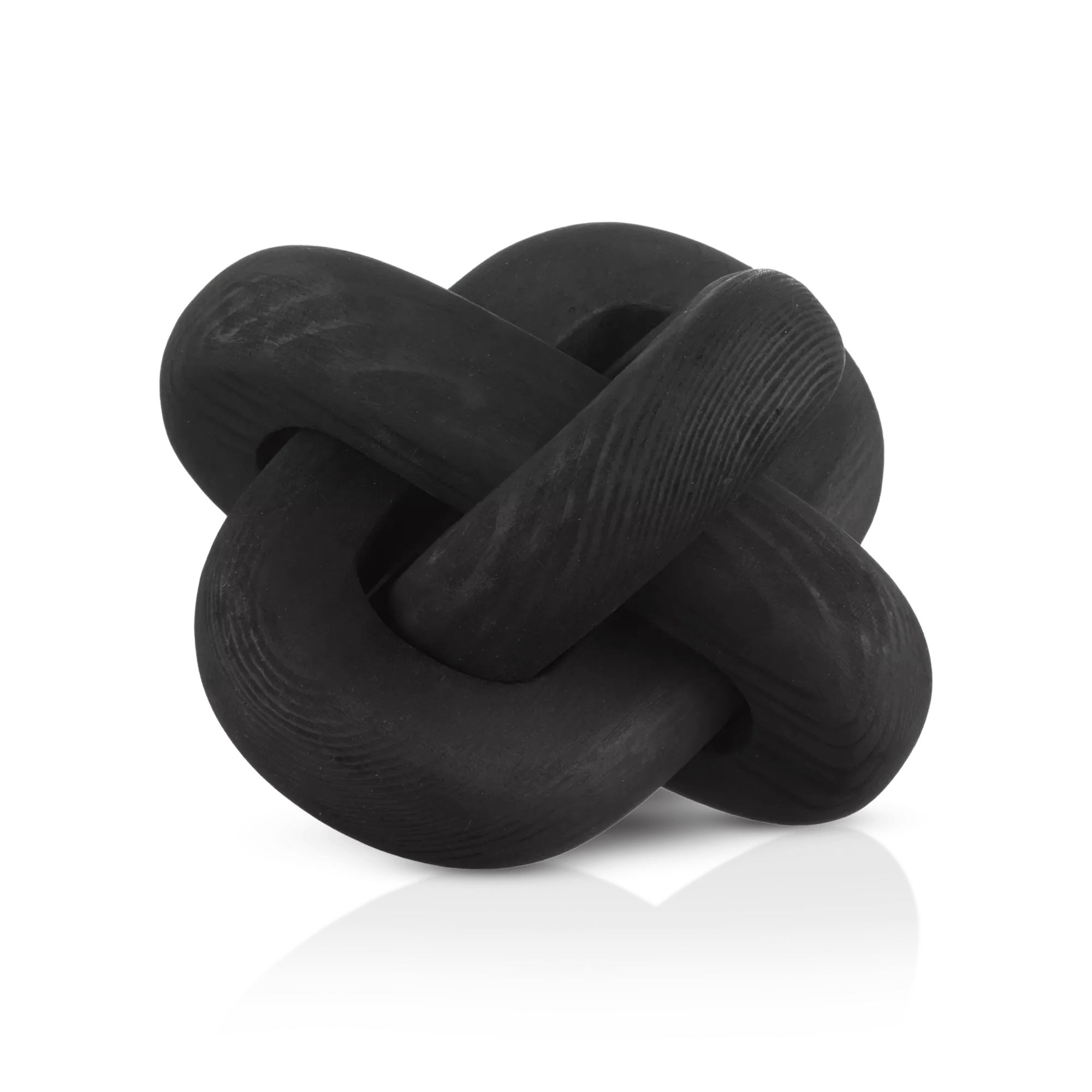 Abstract Knotted Wood Decorative Object