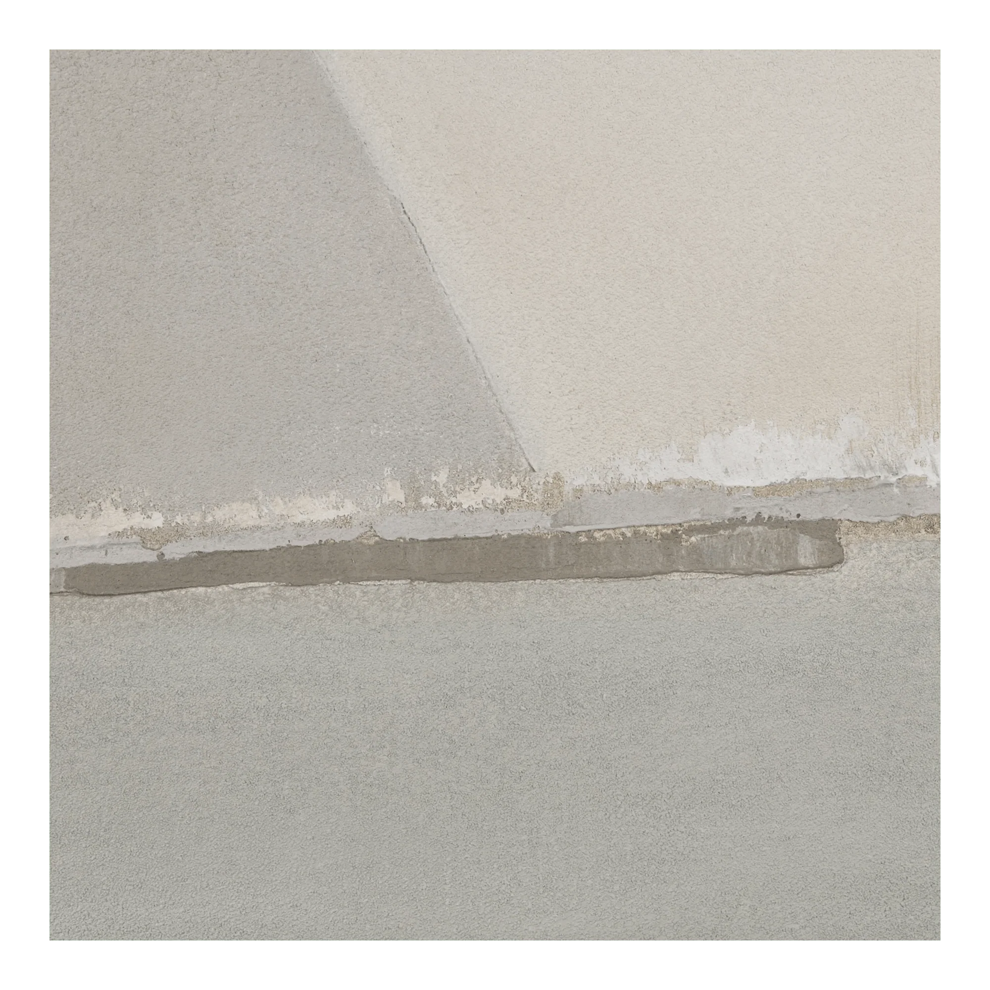 Abstract Landscape Wall Art in Beige and Gray - Image 2