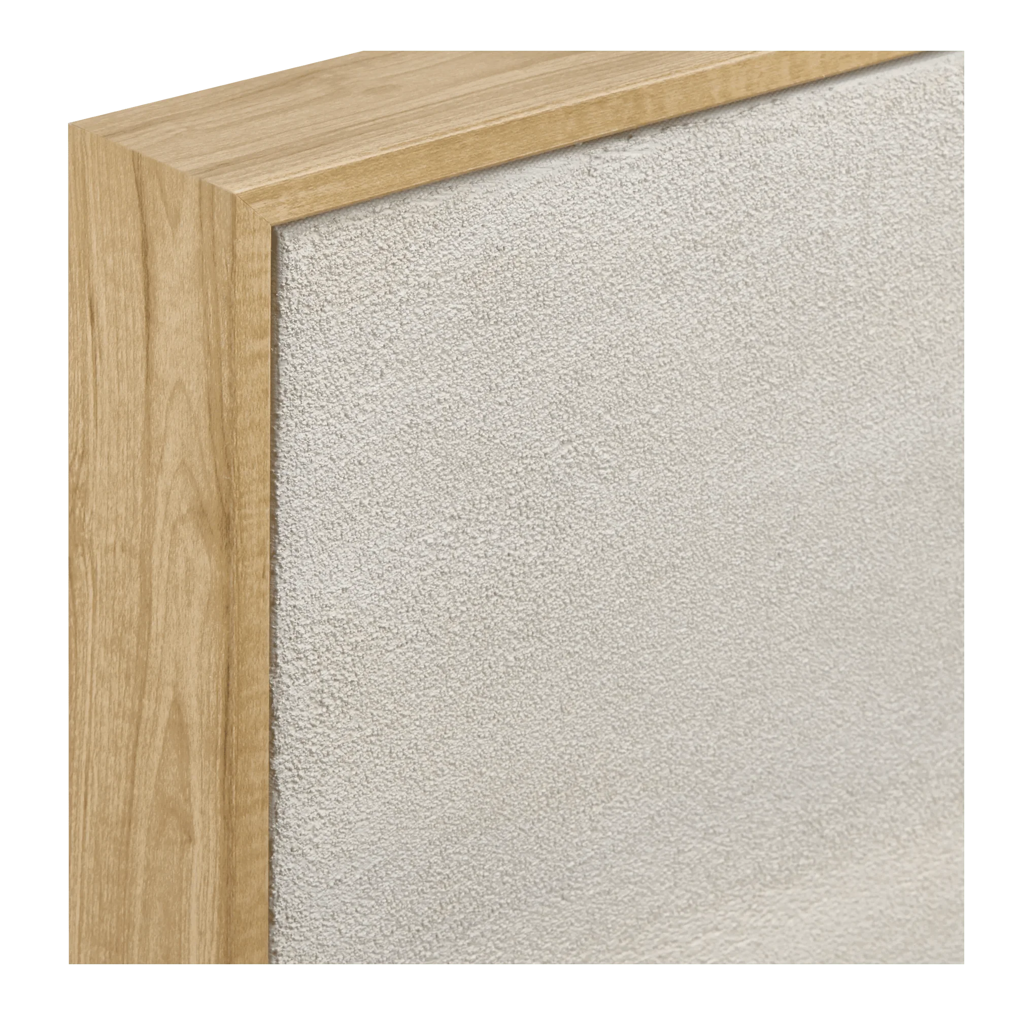 Abstract Landscape Wall Art in Beige and Gray - Image 3