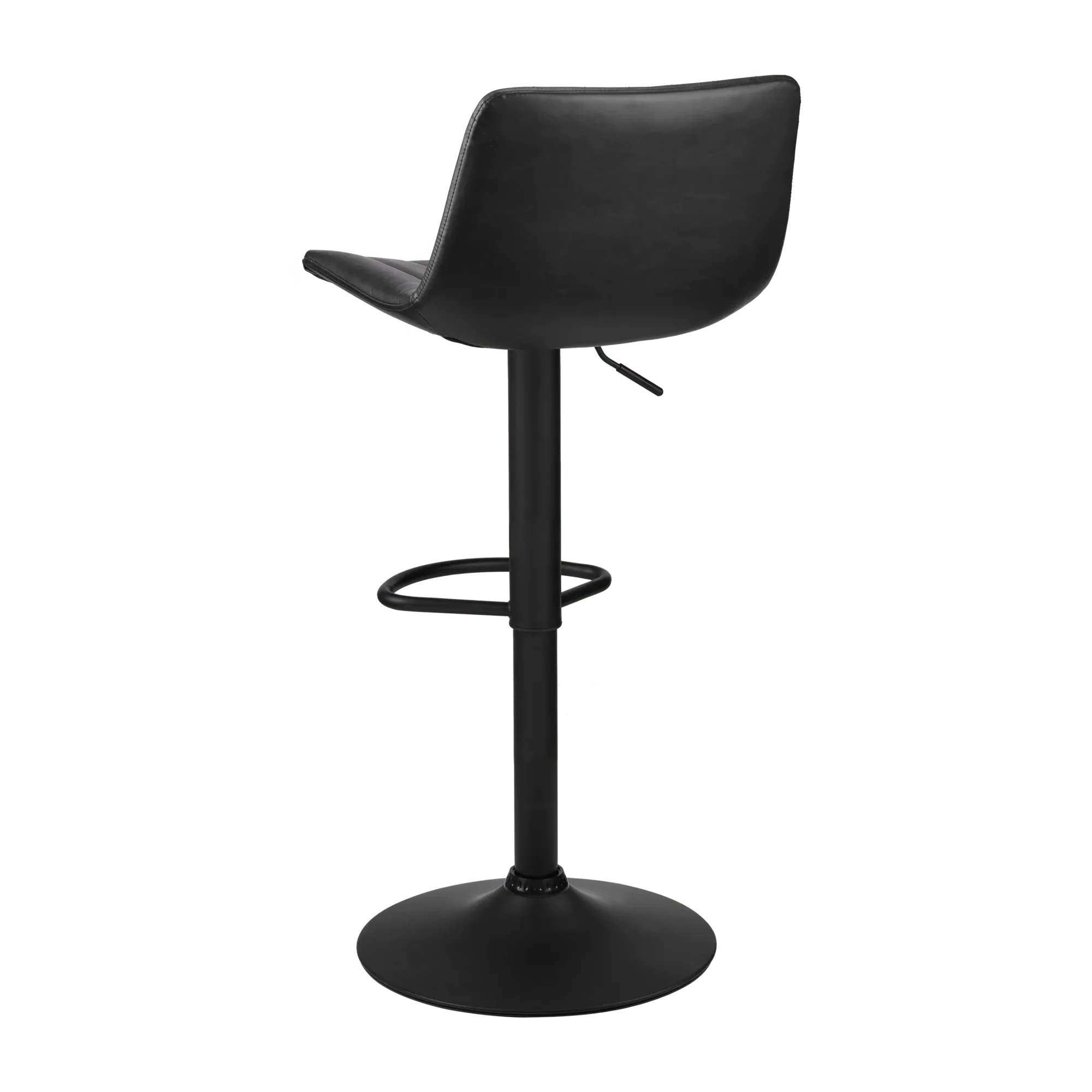 Adjustable Barstool with Stitched PU - Image 2