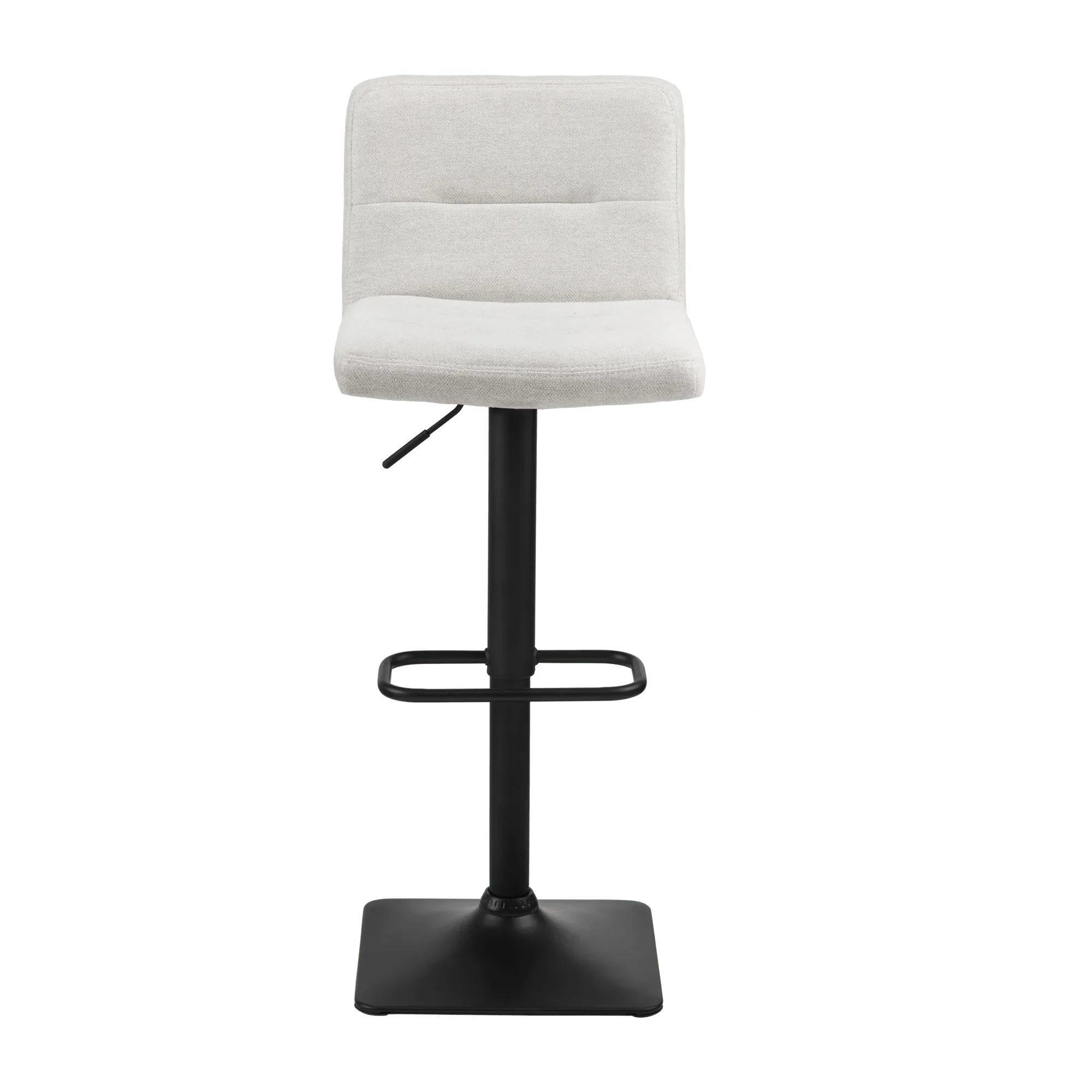 Adjustable Metal and Fabric Barstool - Image 3