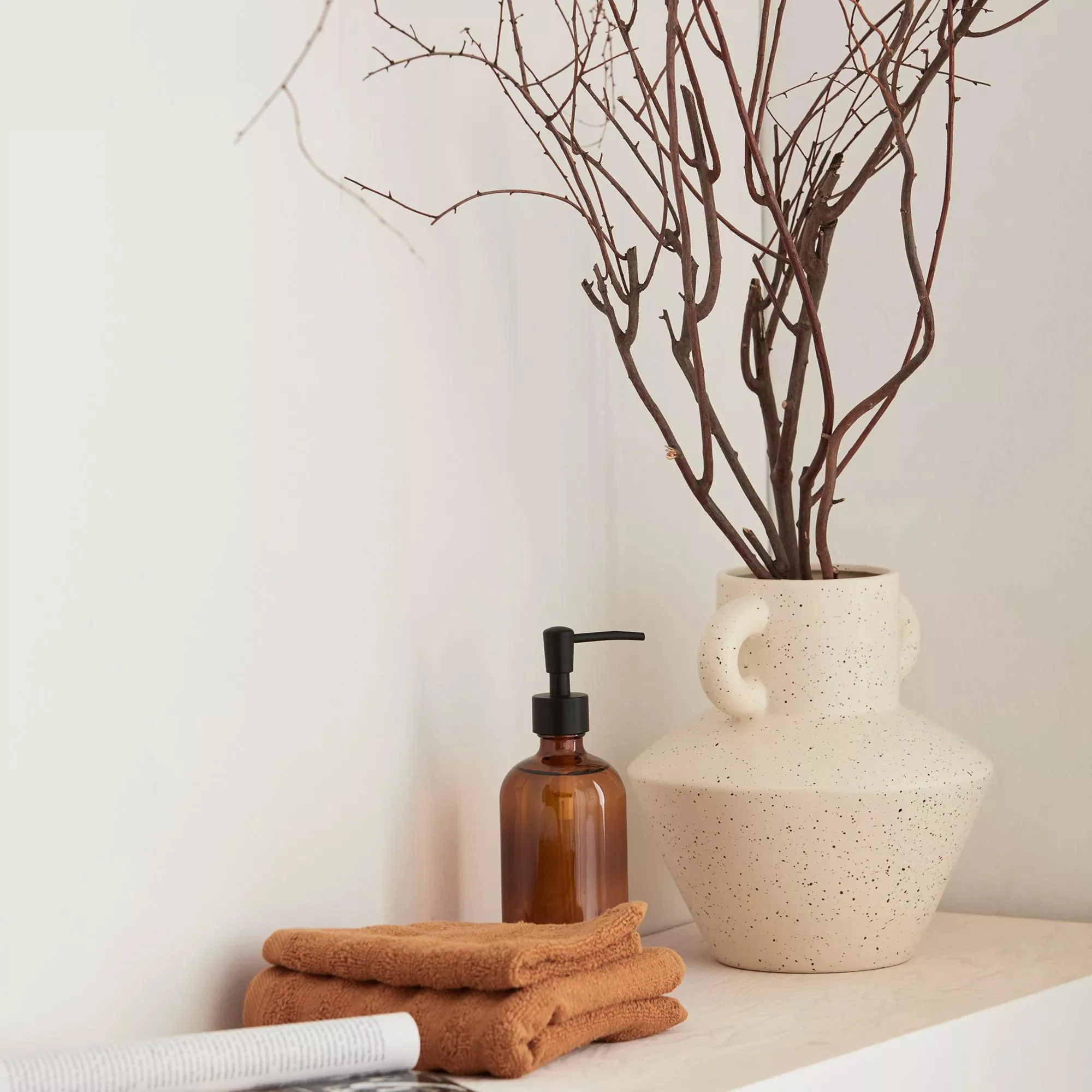Amber Glass Soap Dispenser - Image 2