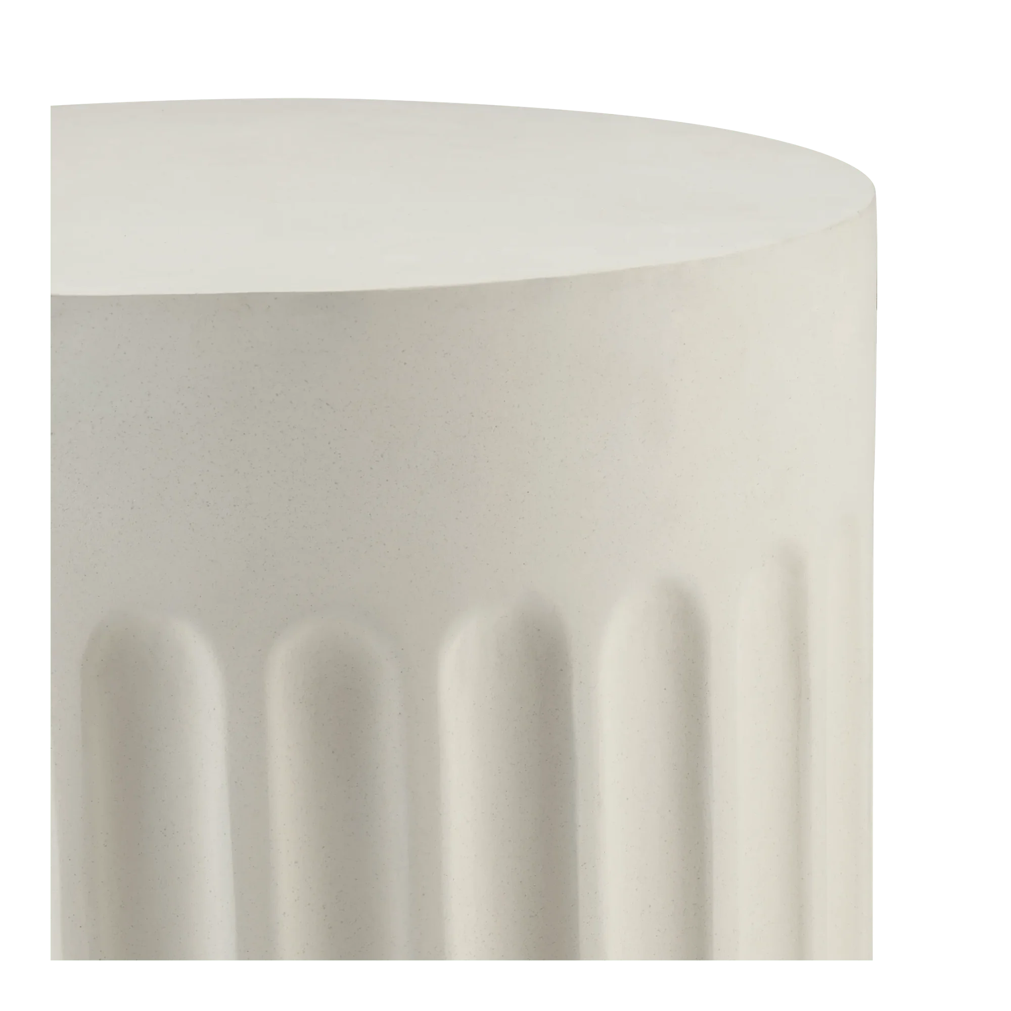 Arched Beige Side Table - Image 2