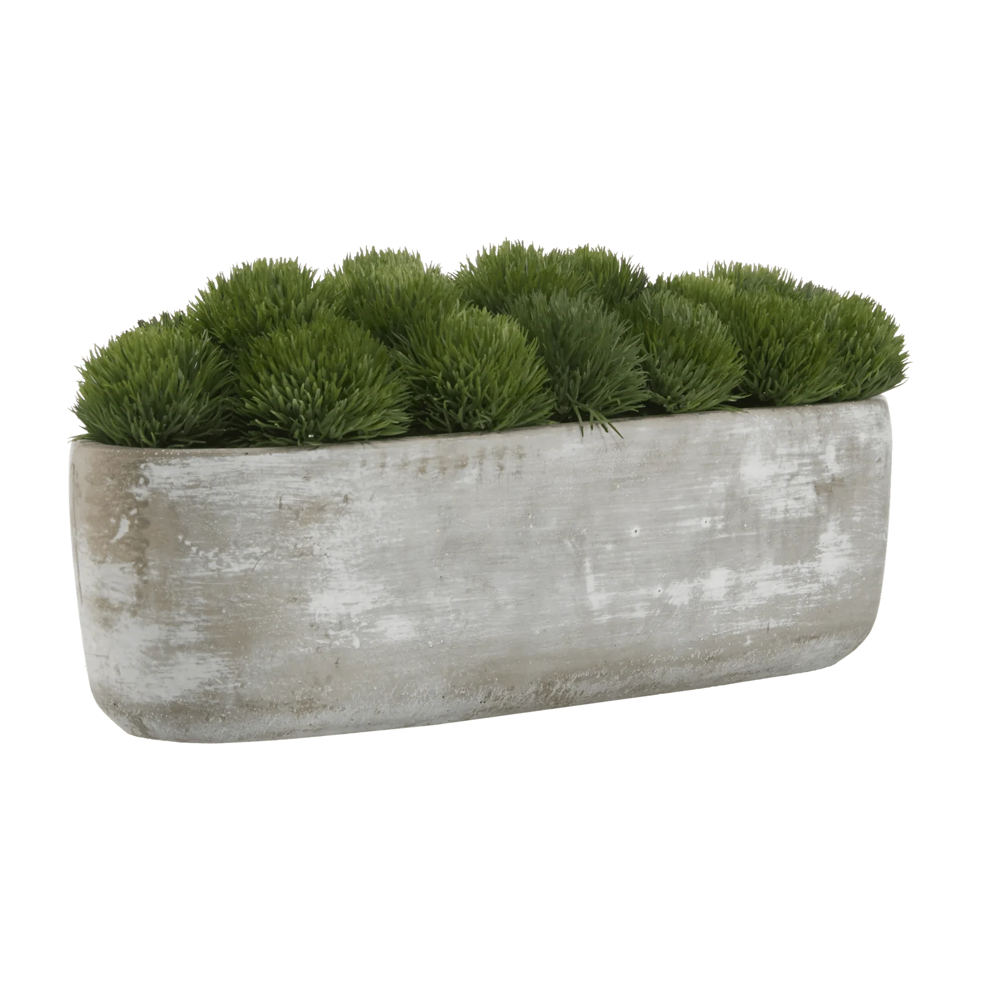 Artificial Moss in Cement Pot - Image 2