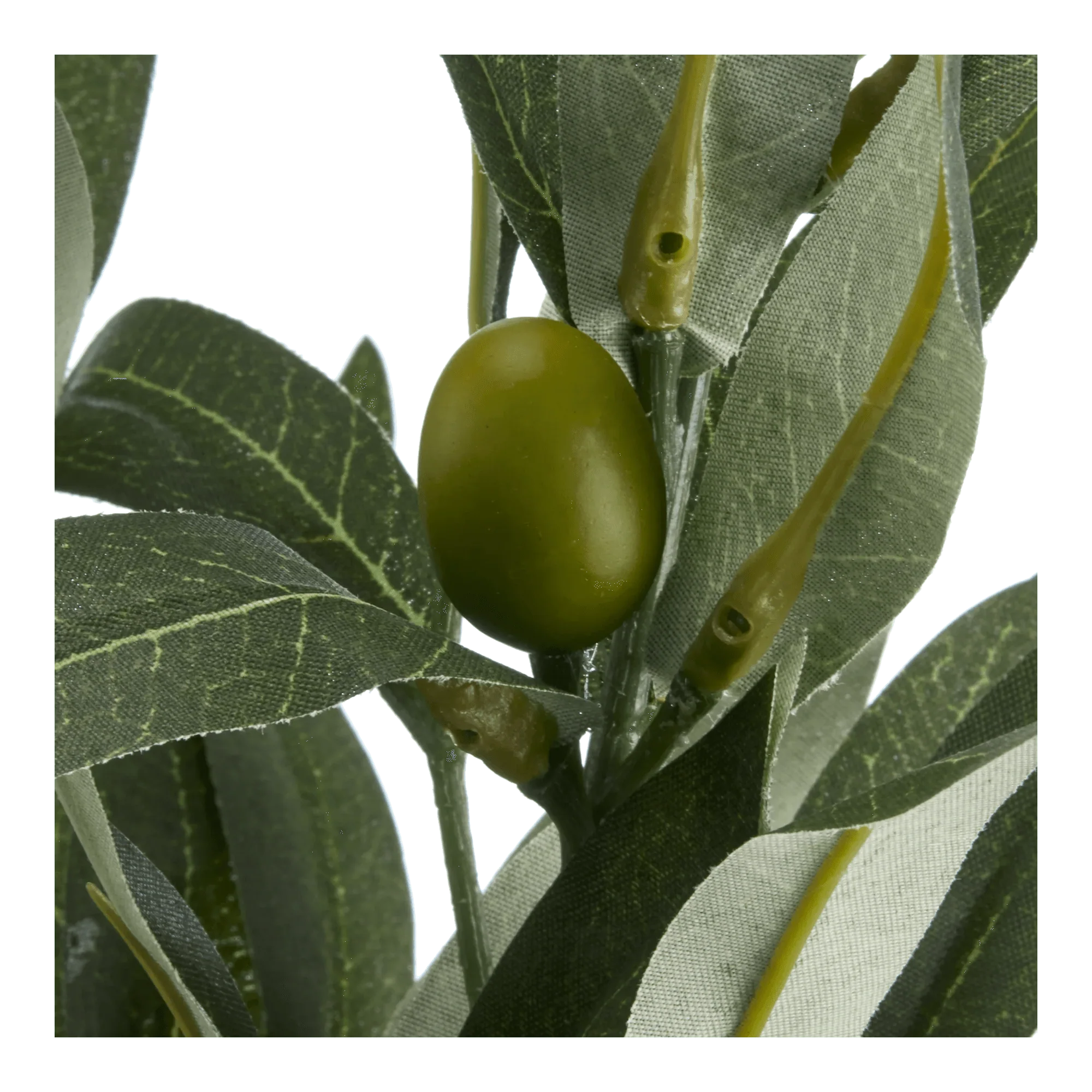 Artificial Olive Tree in Ceramic Vase - Image 4