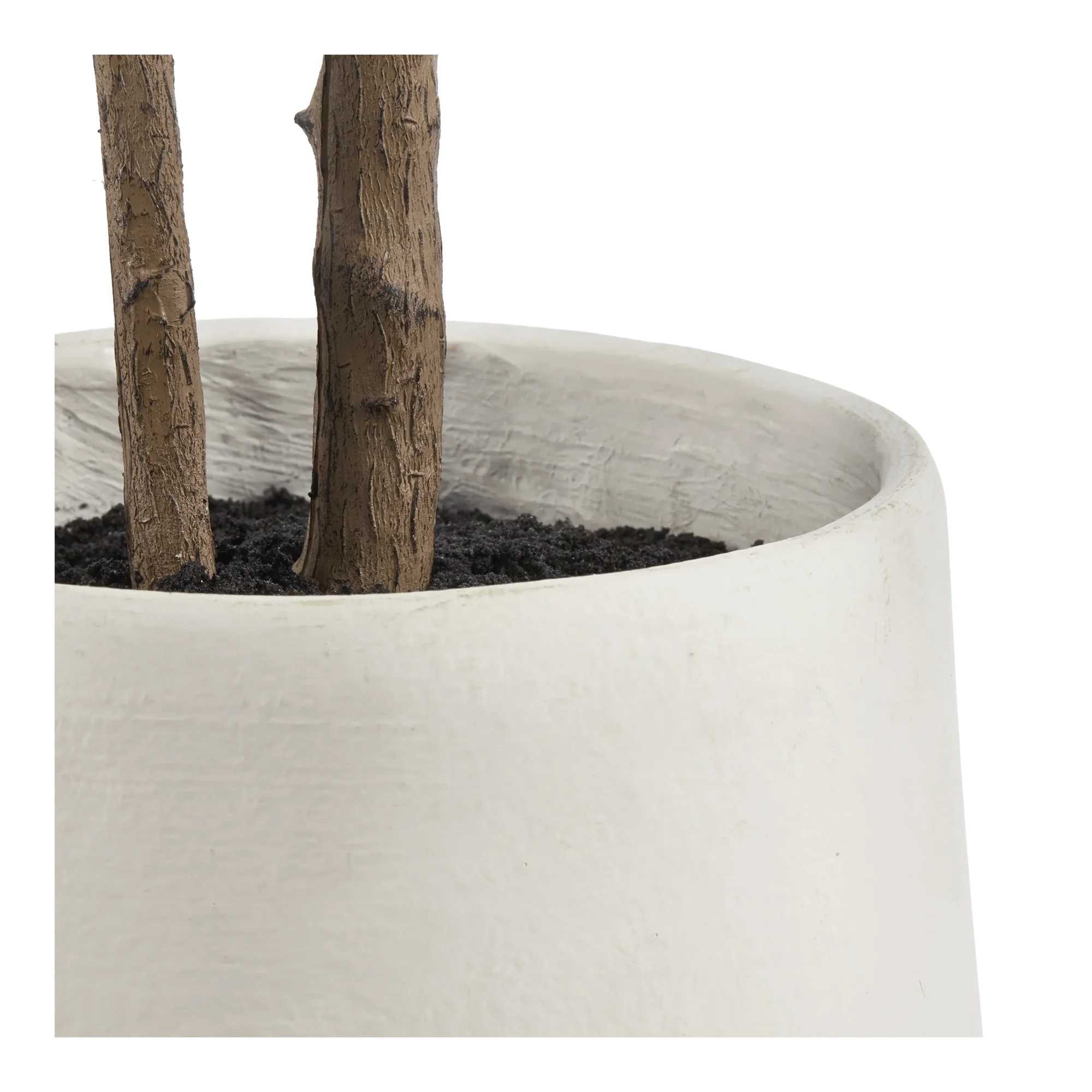 Artificial olive tree with cement pot - Image 3