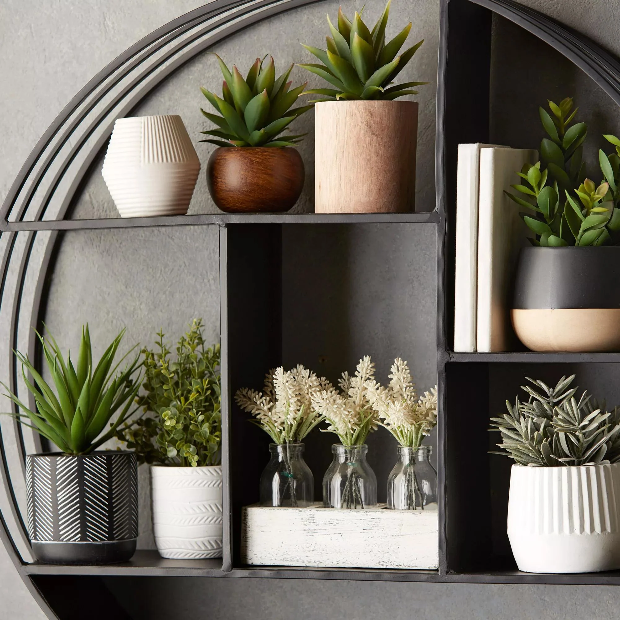 Artificial Plant in Colour-Block Pot - Image 4