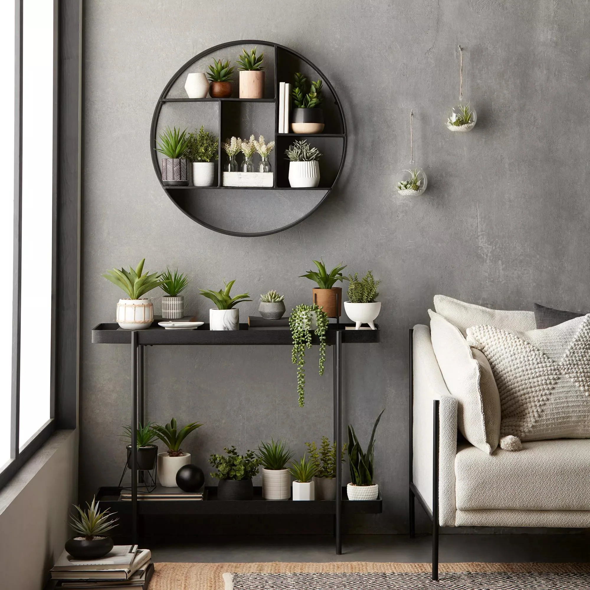 Artificial Plant in Colour-Block Pot - Image 5