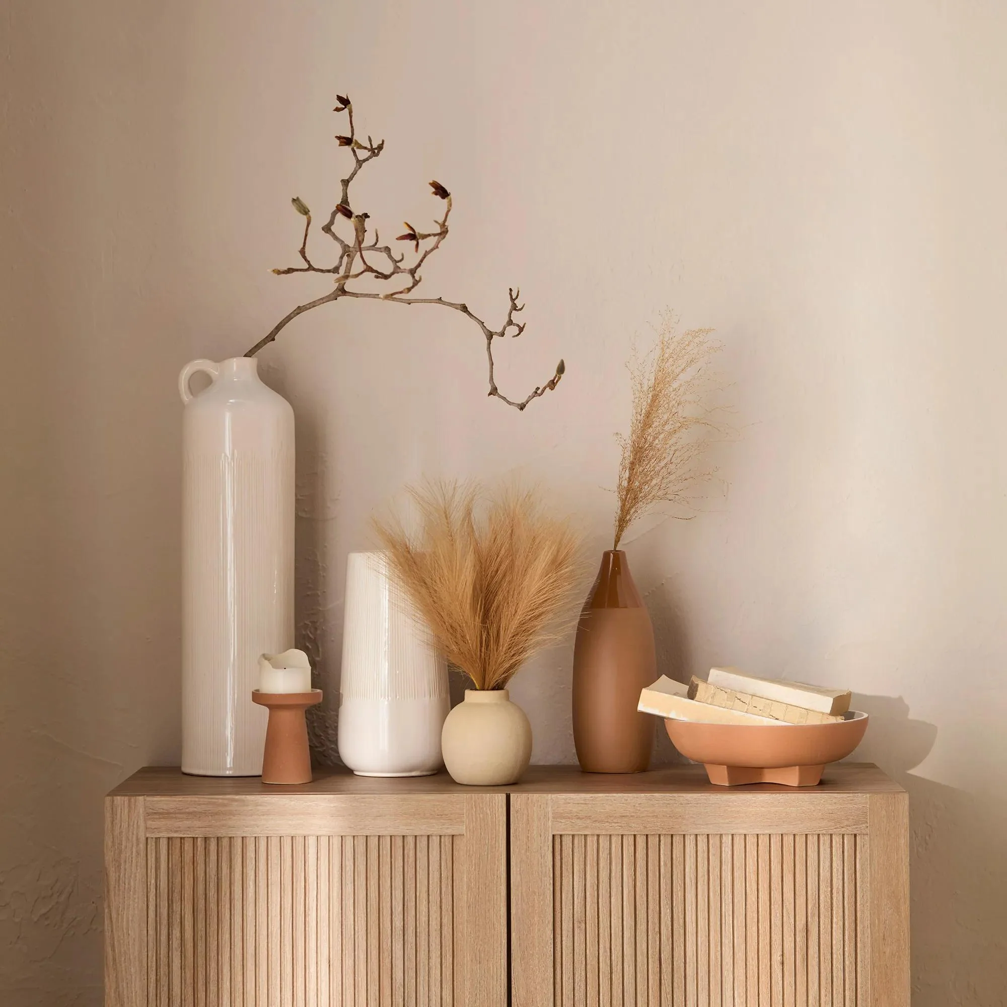 Artificial Reed Grass in Ceramic Pot - Image 6