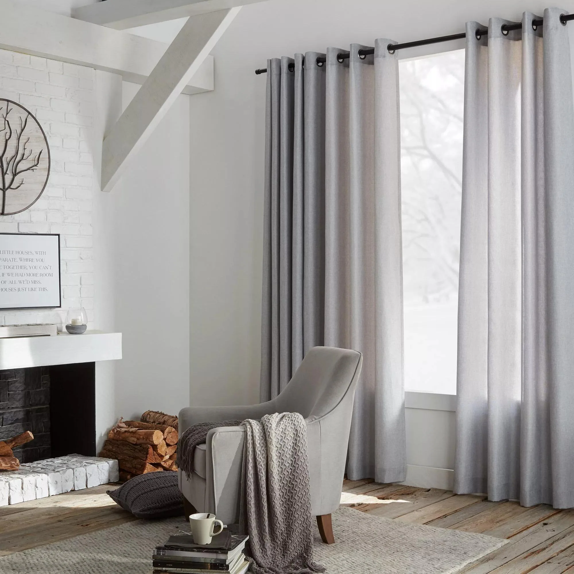 Grey Aura Panel Curtain - Image 4