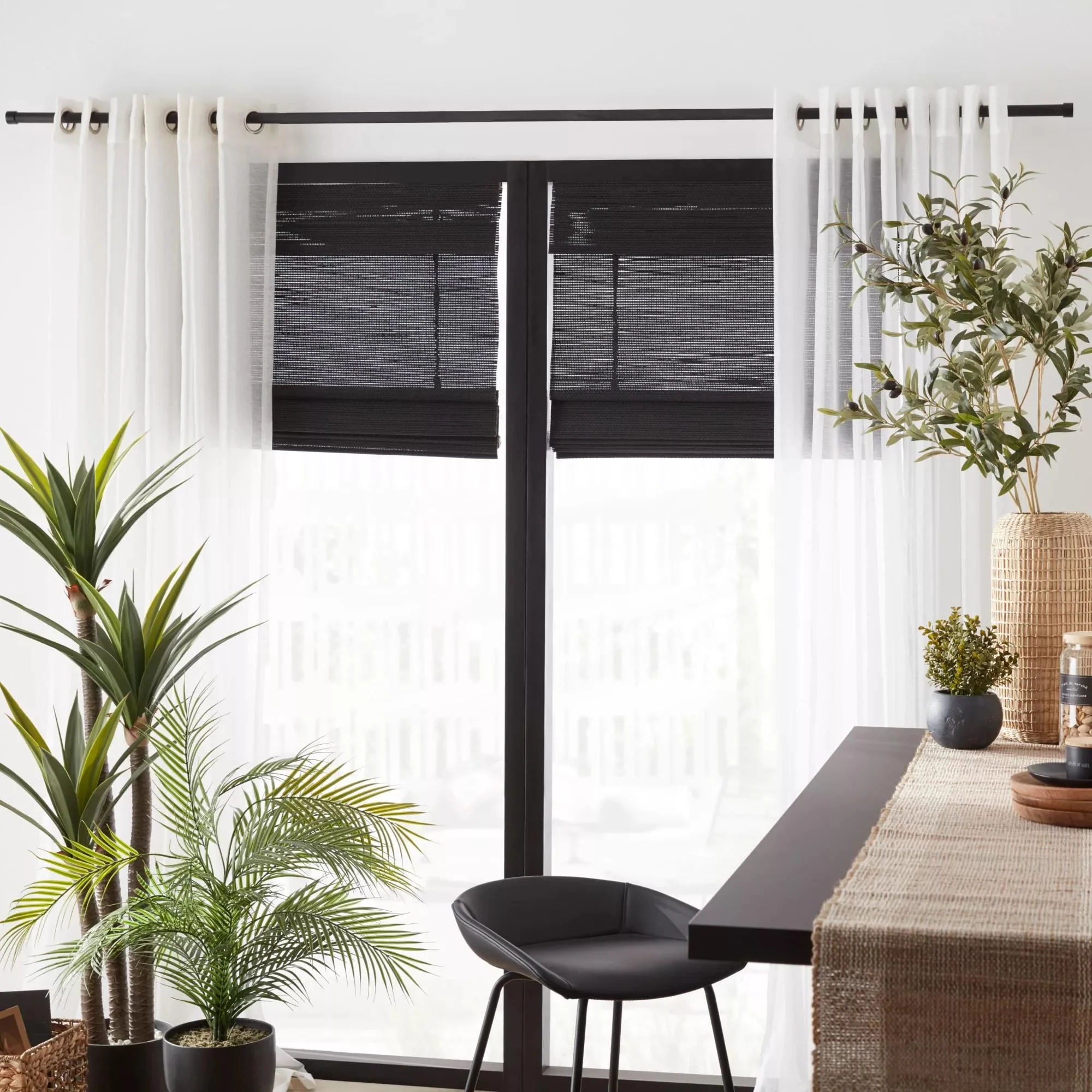 Bali Black Cordless Shade - Image 2