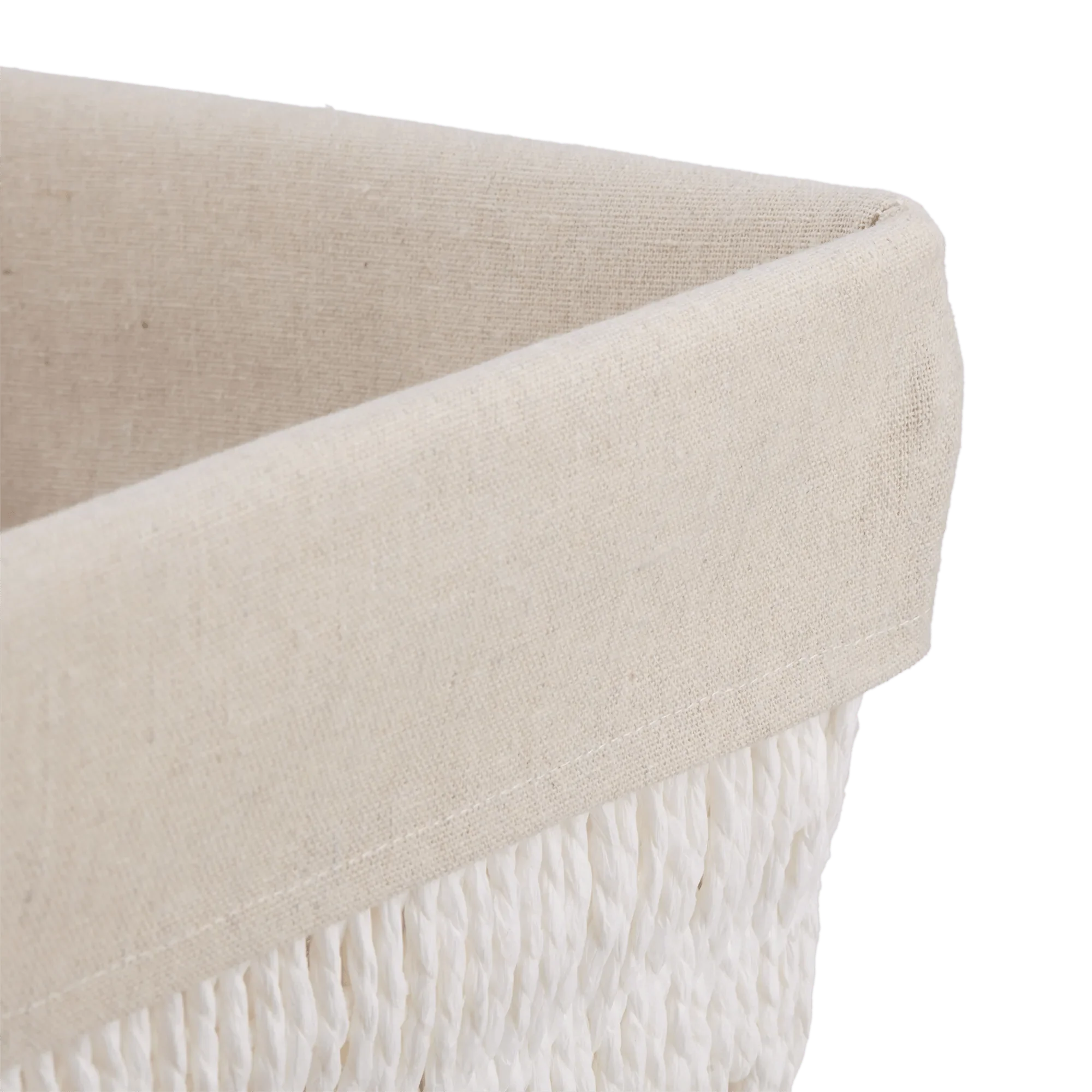 Basket With Linen Lining - Image 2