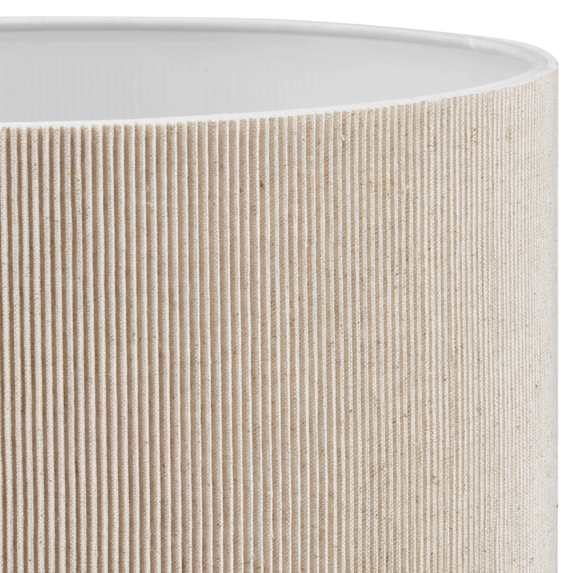 Beige Fabric Lampshade - Image 2