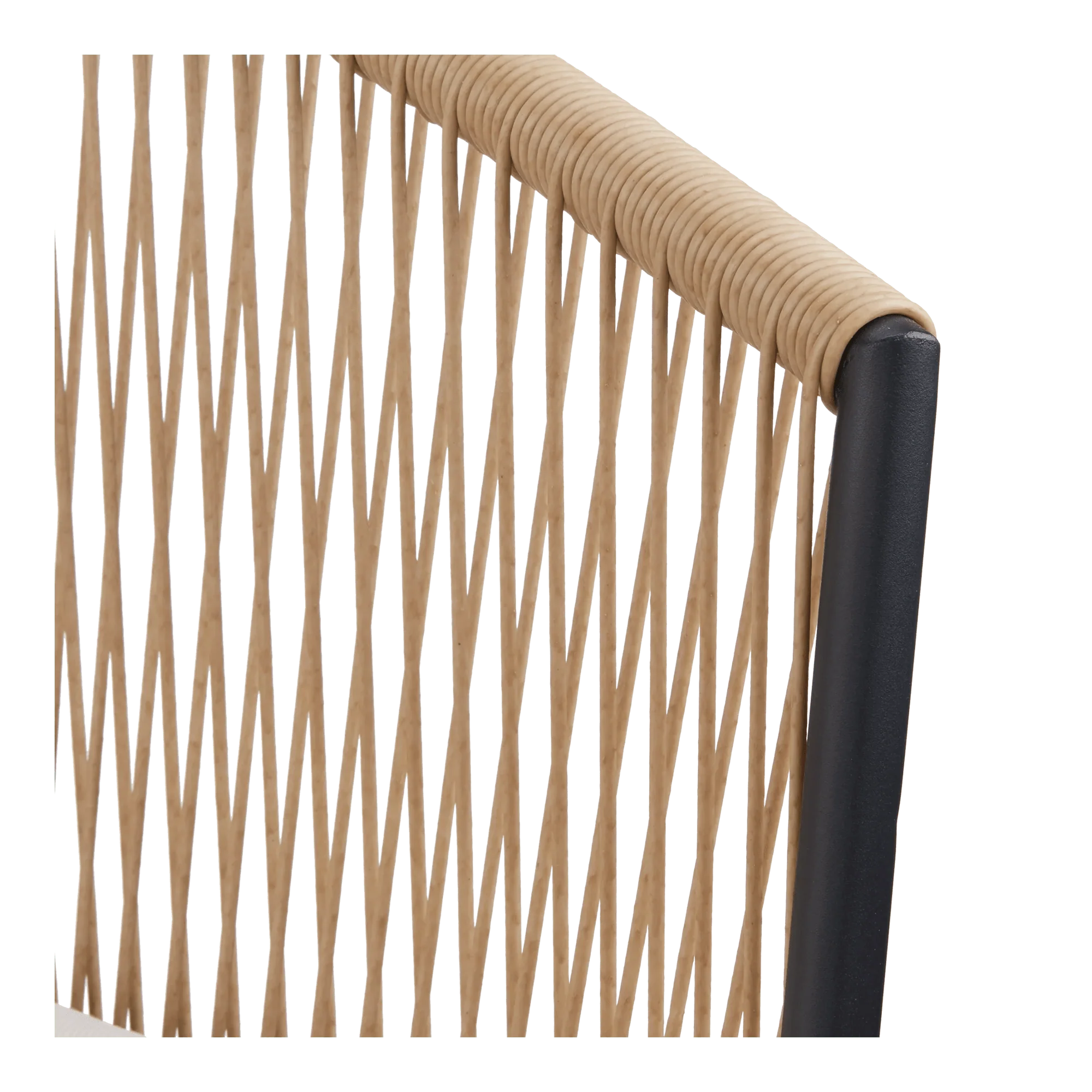 Beige outdoor rope armchair - Image 6