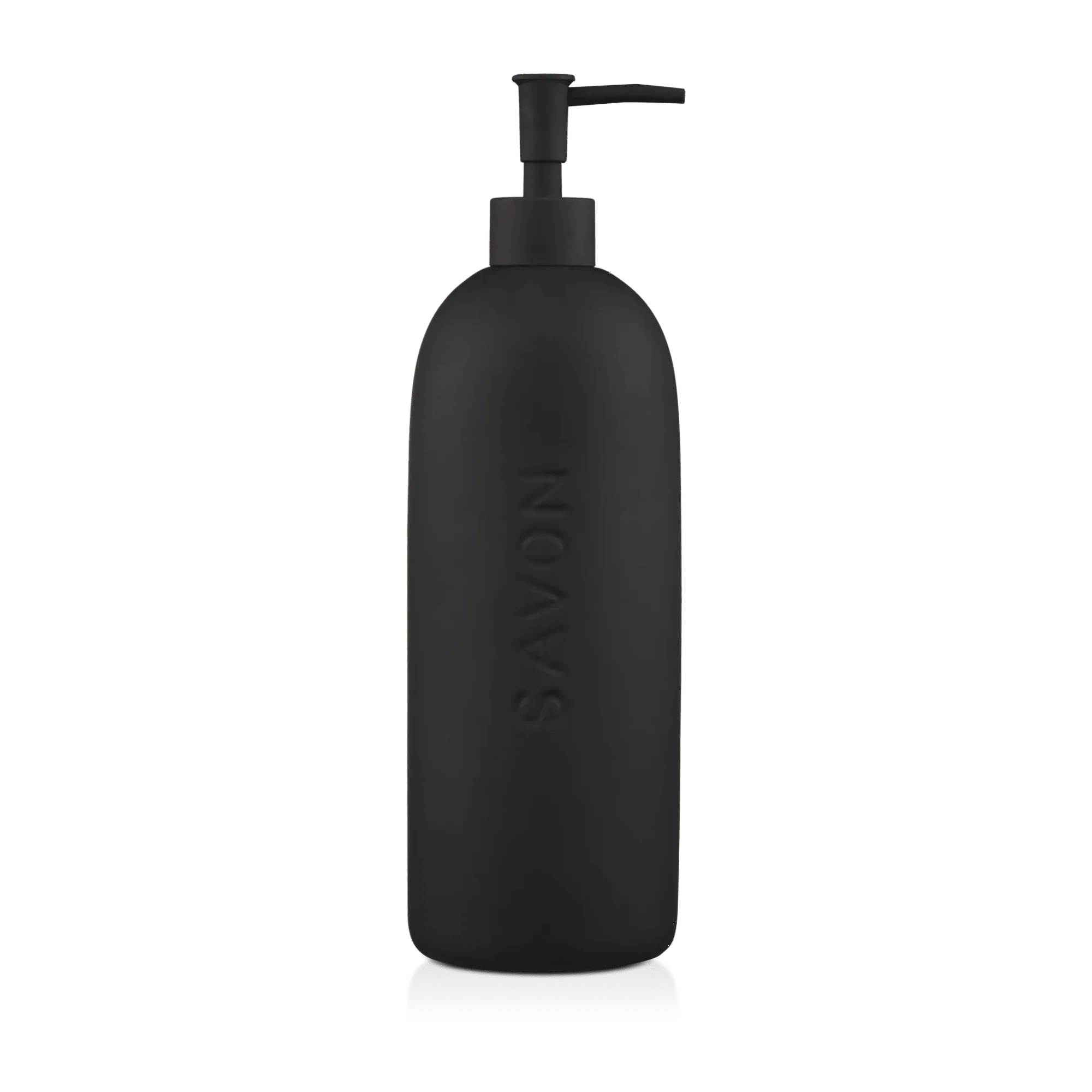 Black Ceramic Soap Engraved Dispenser - Image 5