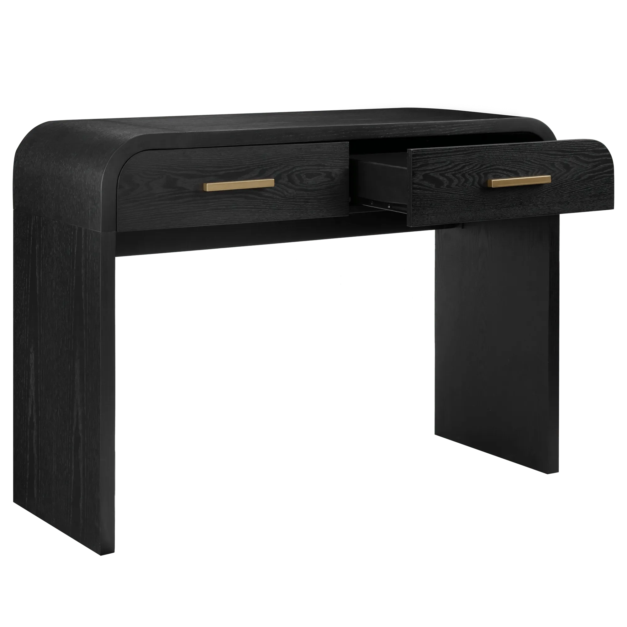 Black Console with Drawers - Image 3