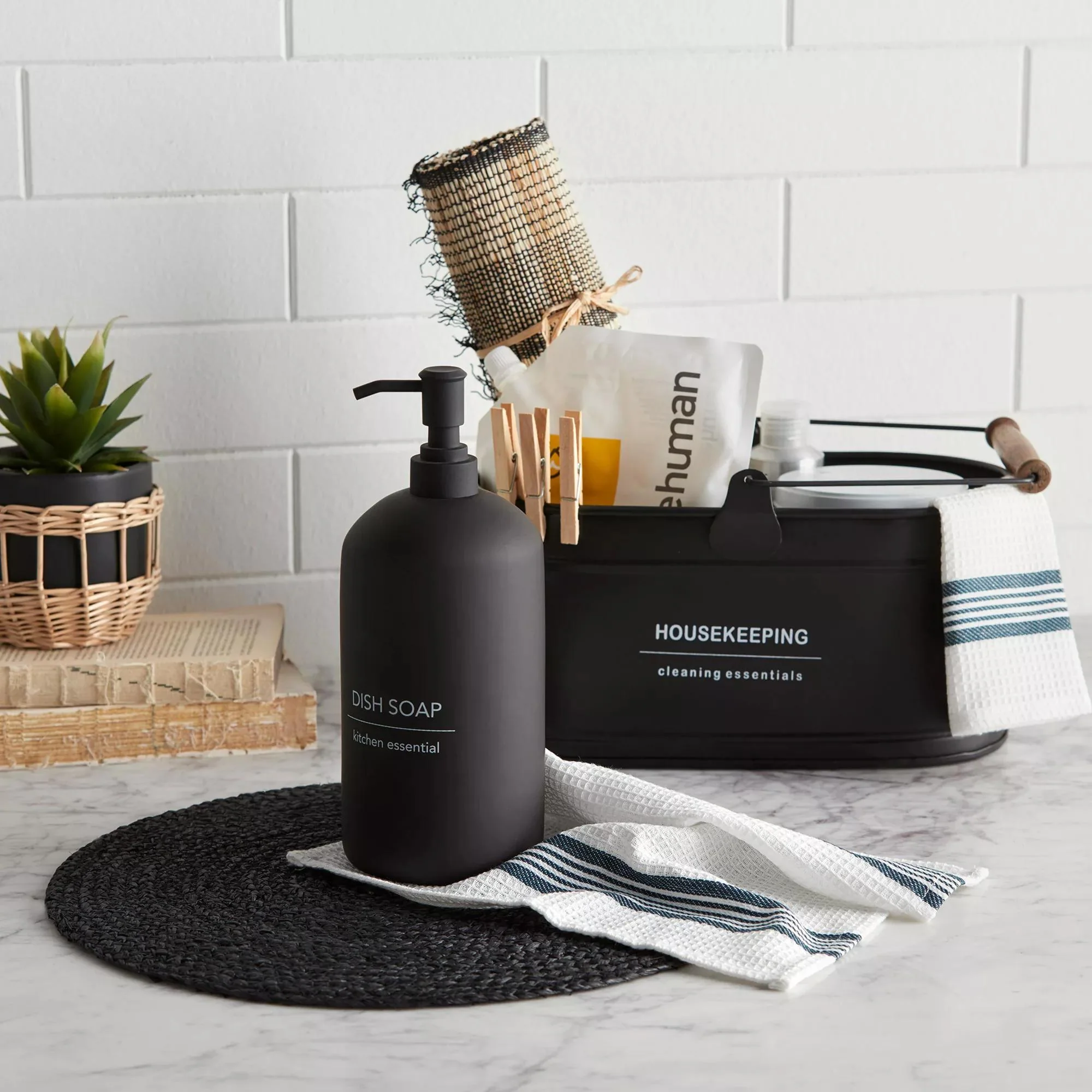 Black Dish Soap Dispenser - Image 2