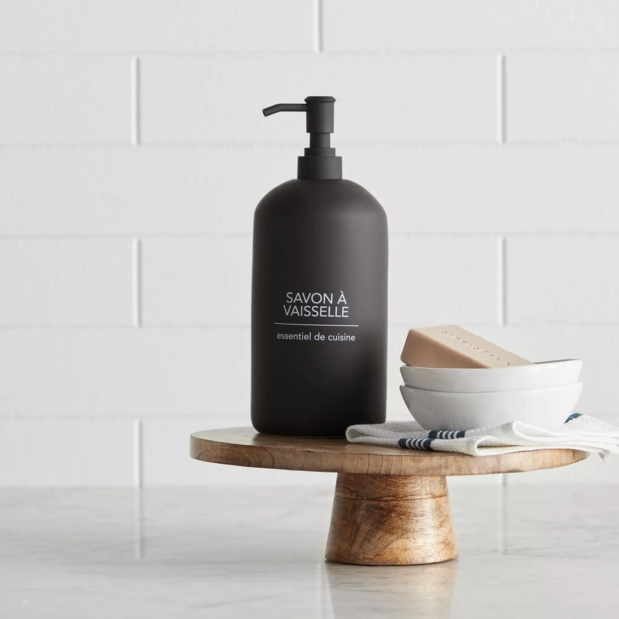 Black Dish Soap Dispenser - Image 3