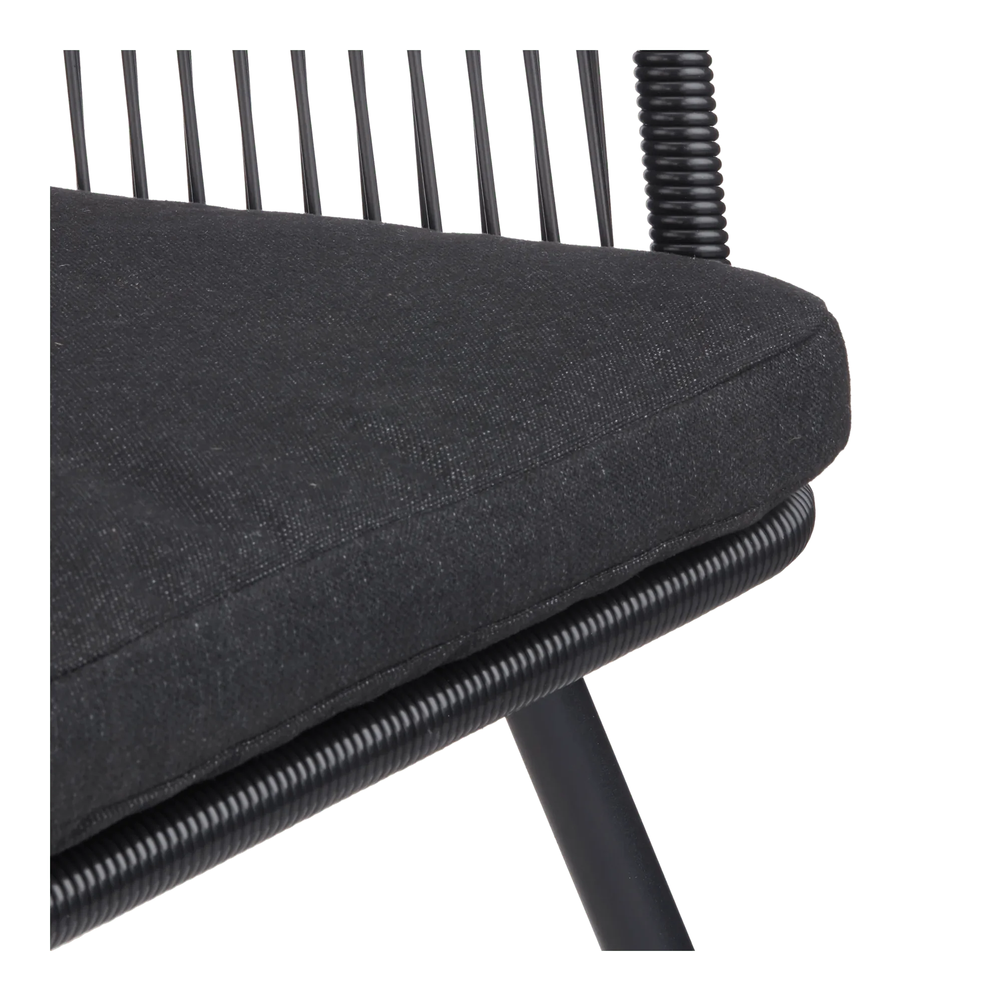 Black outdoor rope chair - Image 6