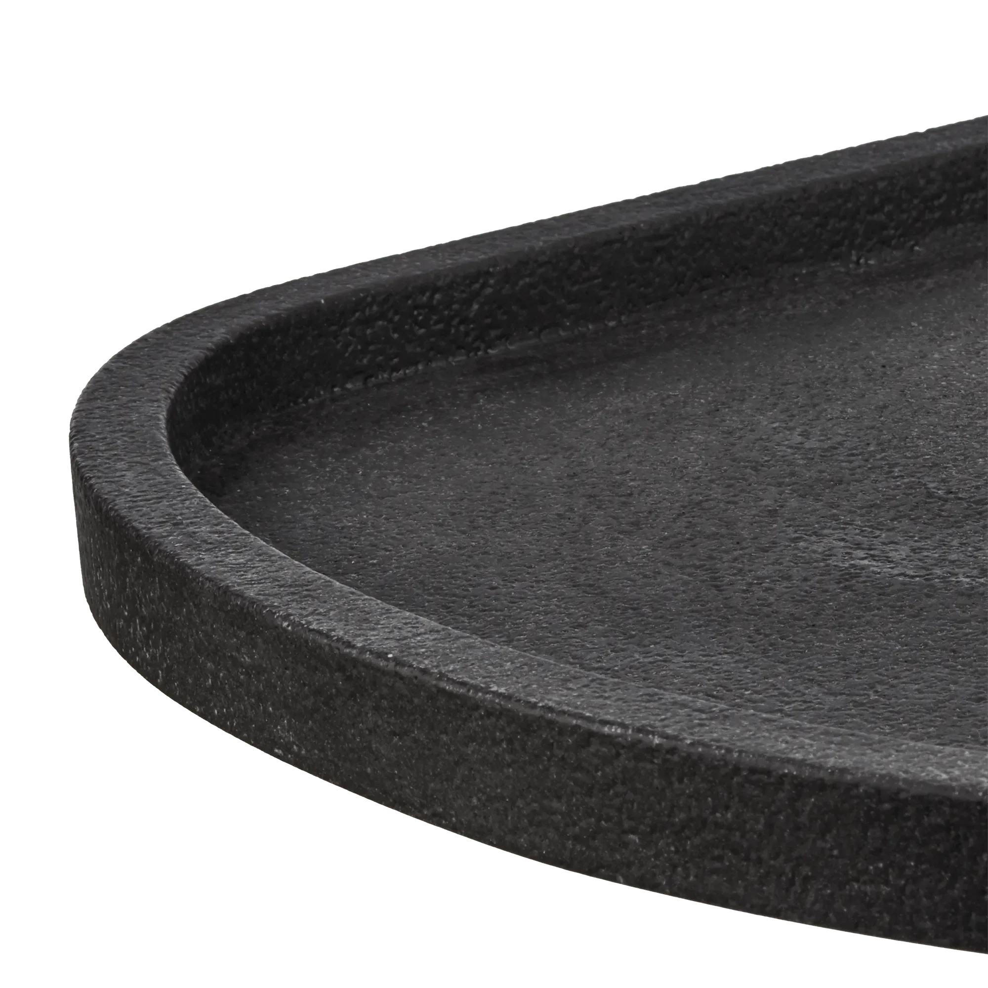 Black Oval Decorative Tray - Image 2