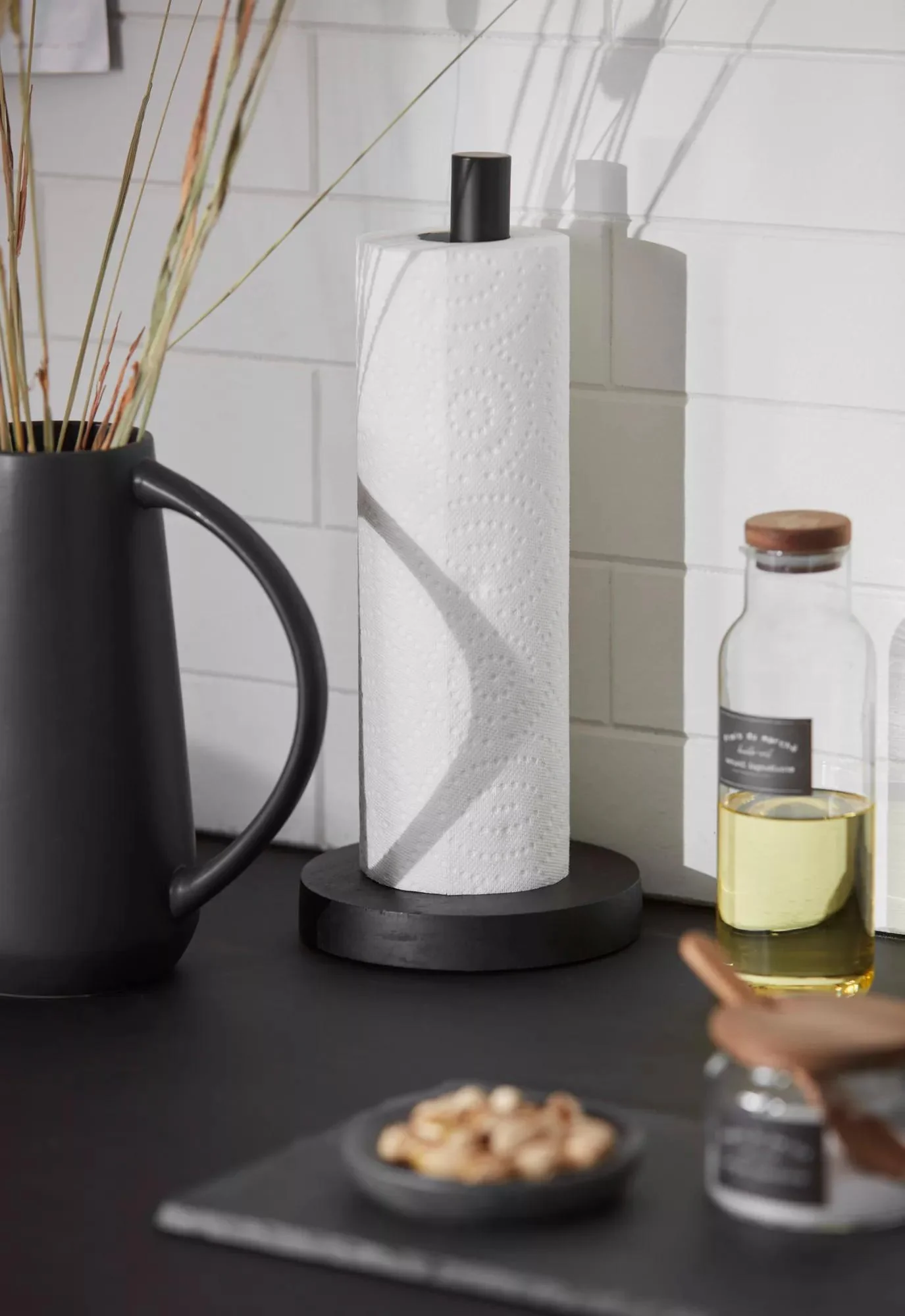 Black Paper Towel Holder - Image 2