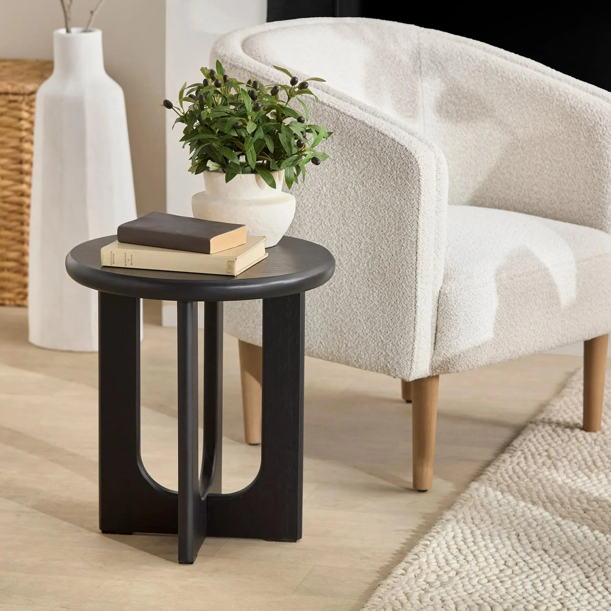 Black Side Table - Image 2
