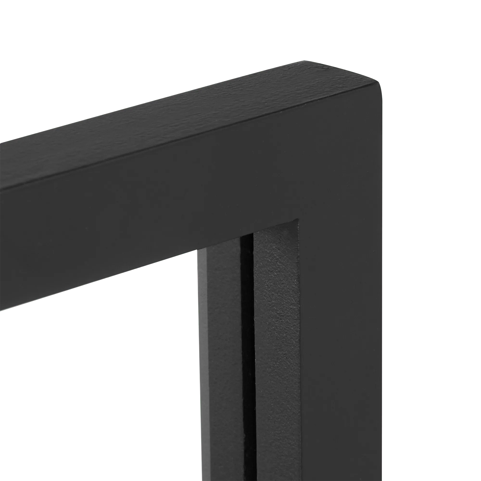 Black Windowpane Mirror - Image 5