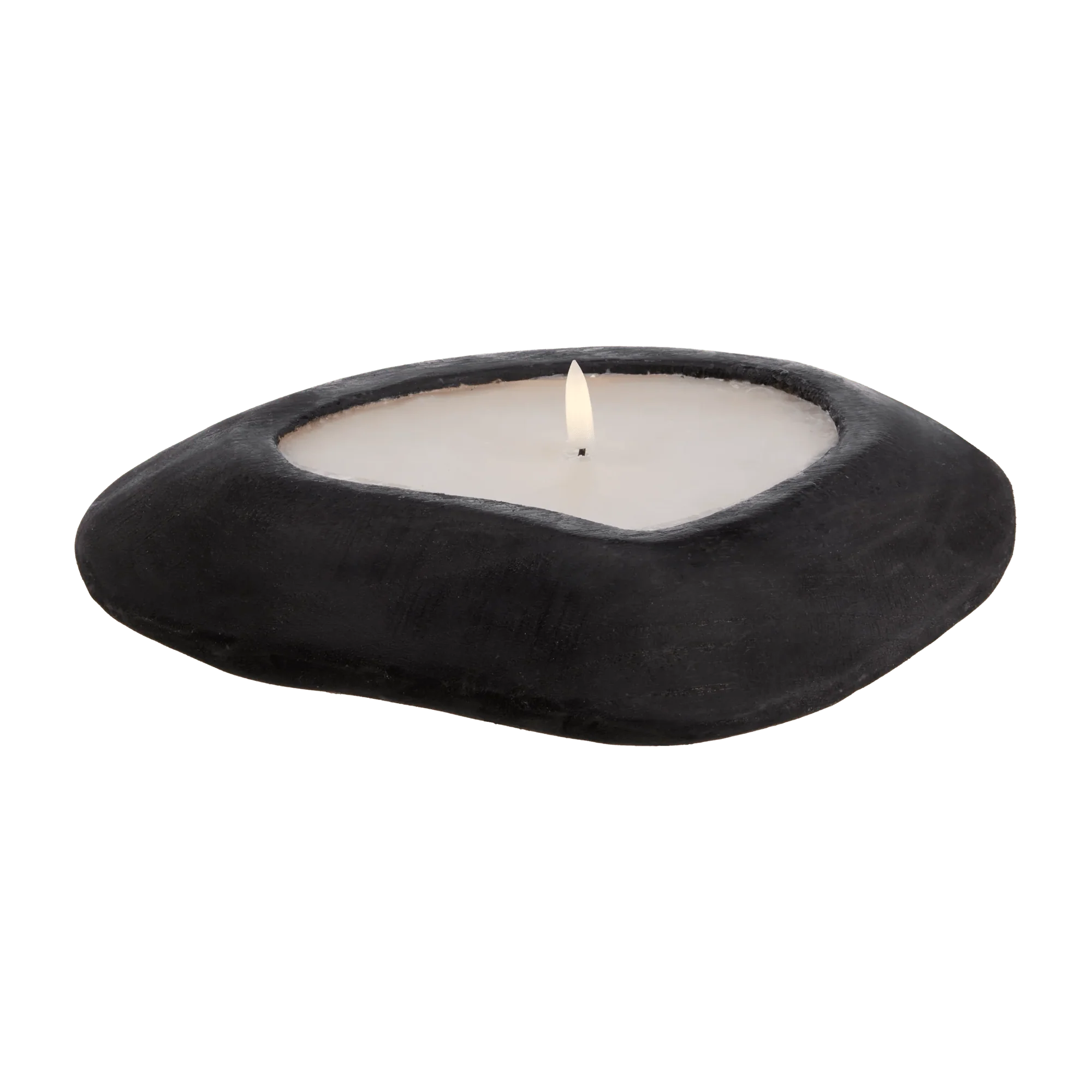 Black Wood Candle Holder - Image 3