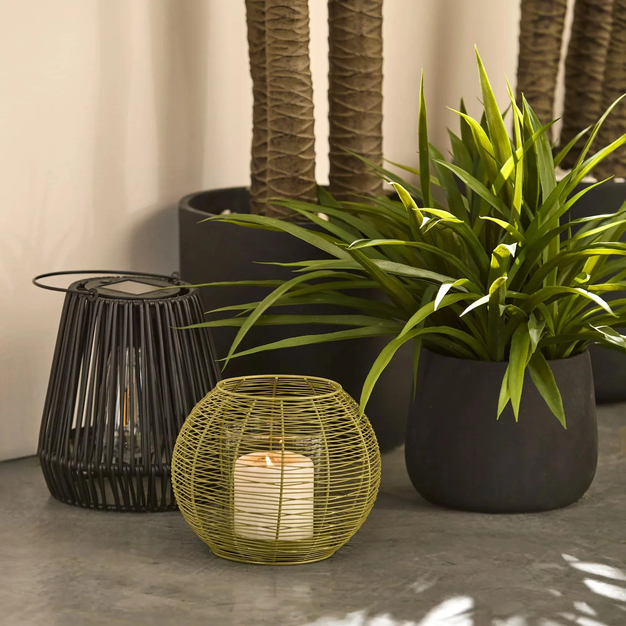Woven Decorative Lantern - Image 4