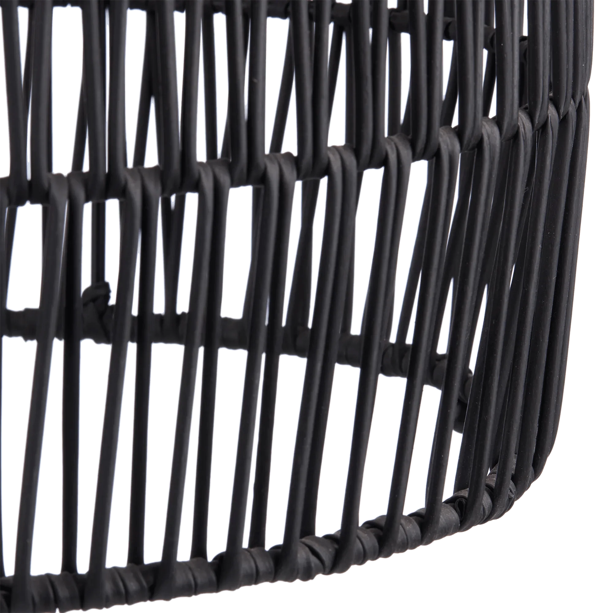 Black Woven Outdoor Lantern - Image 6