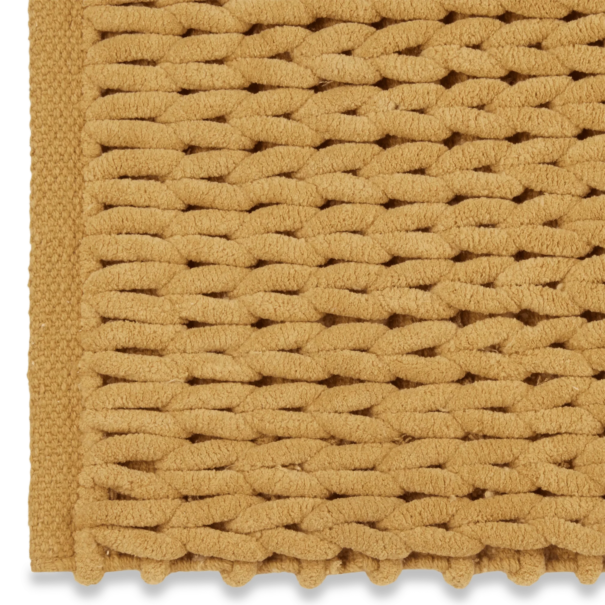 Mustard Braided Bath Mat - Image 4