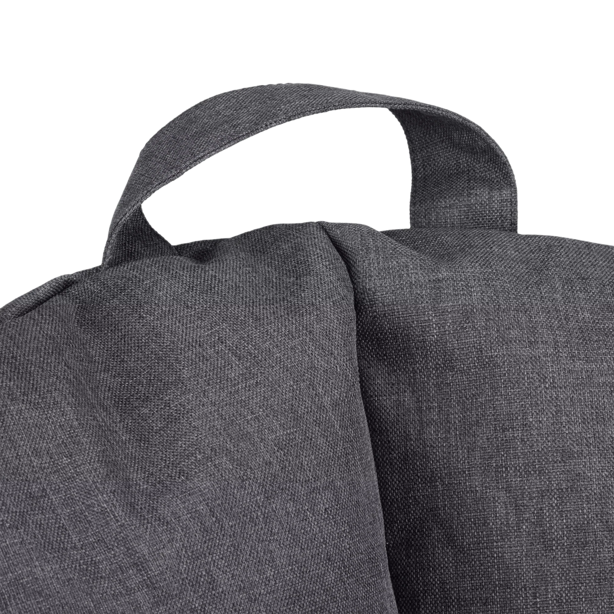 Dark Grey Canvas Bean Bag - Image 8
