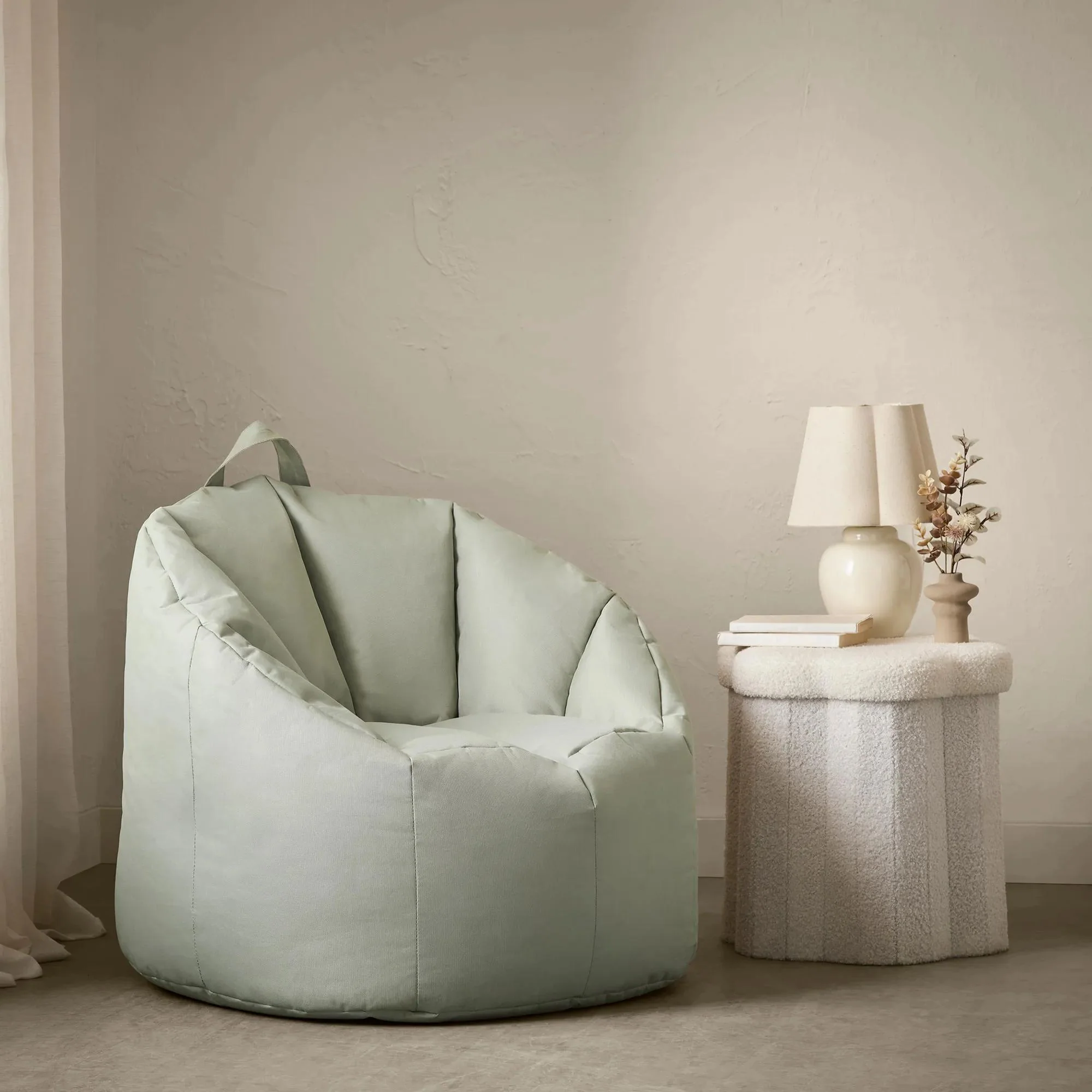 Green Canvas Bean Bag - Image 8