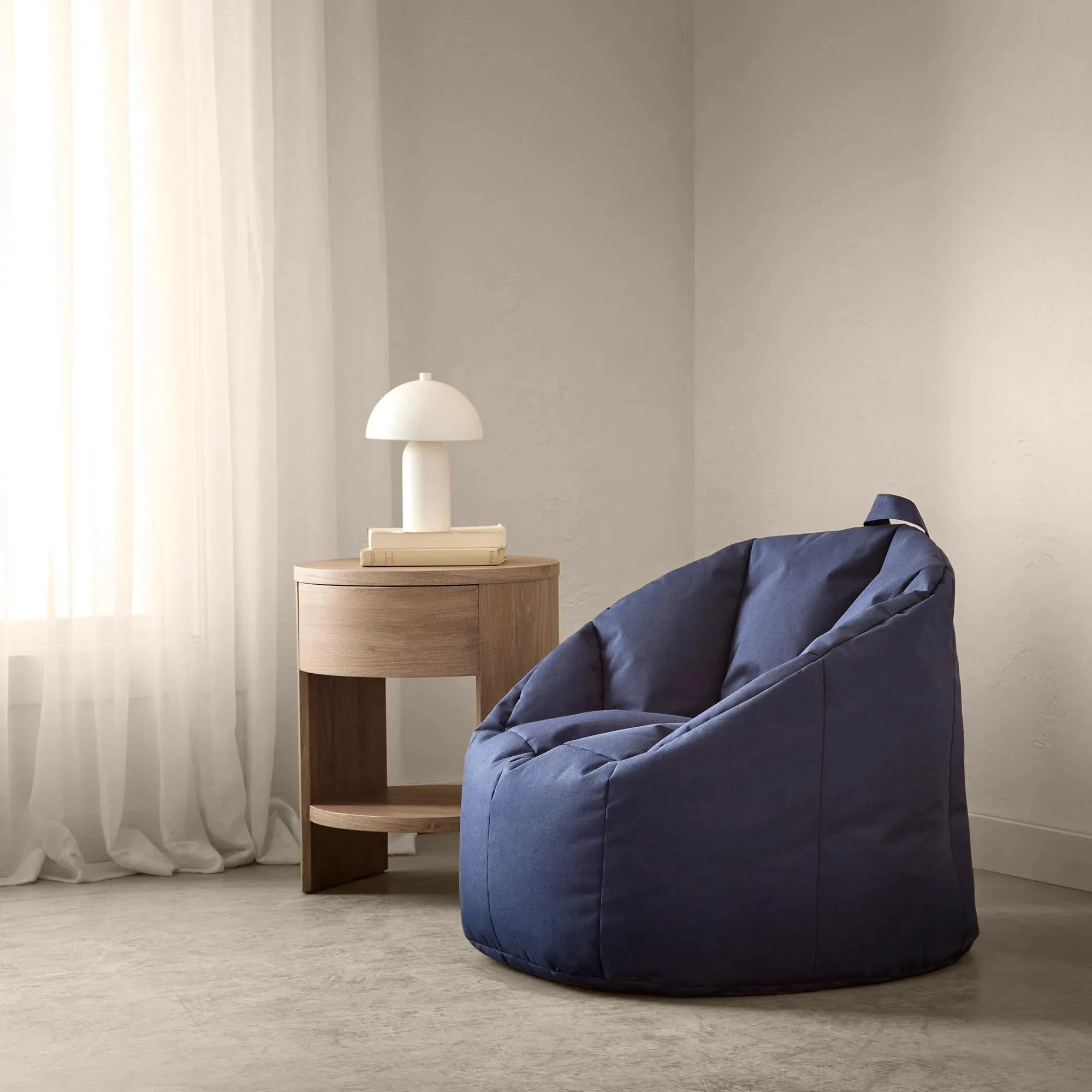 Navy Canvas Bean Bag - Image 12
