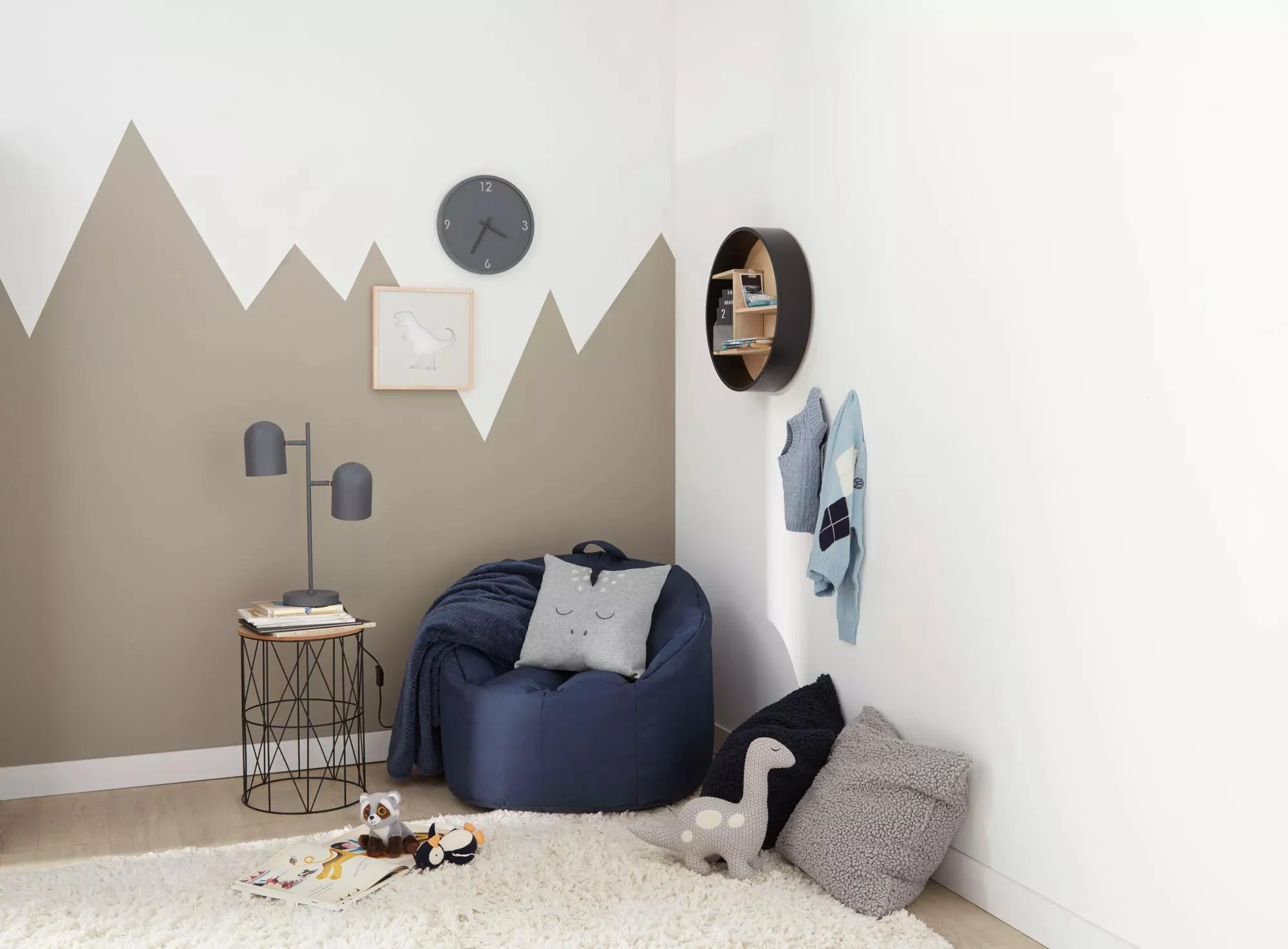 Navy Canvas Bean Bag - Image 5