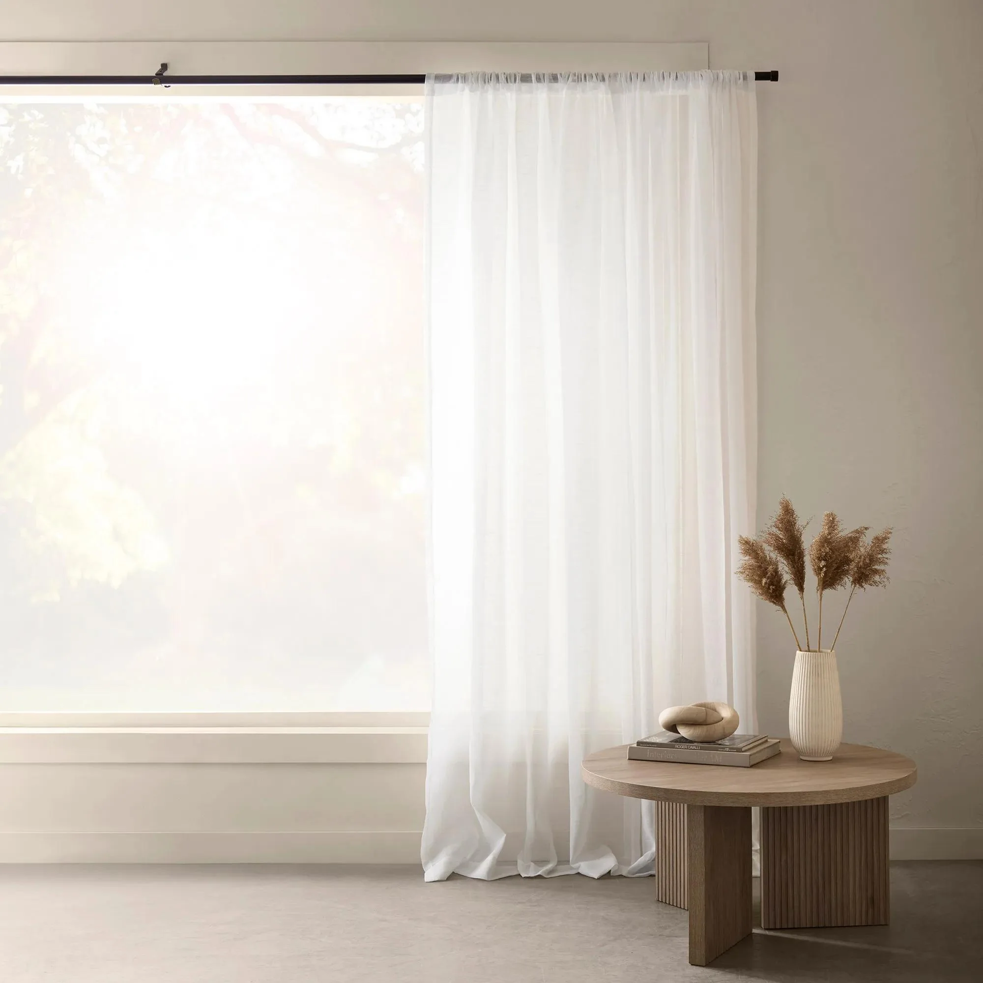 White Carla Sheer Curtain - Image 5