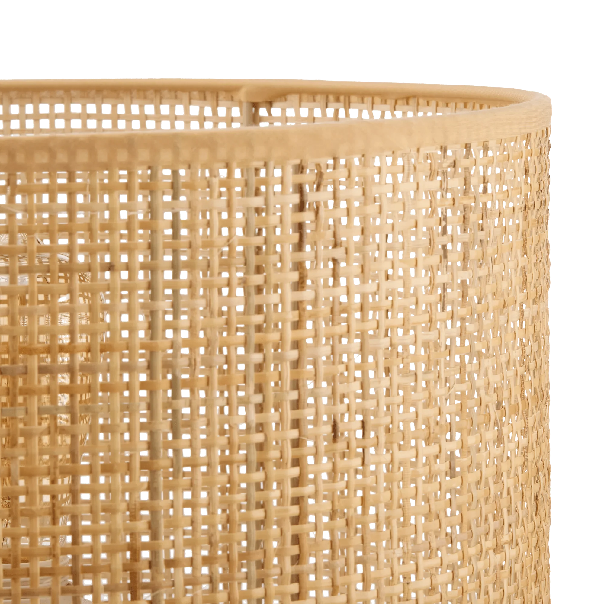 Ceramic and Rattan Table Lamp - Image 3