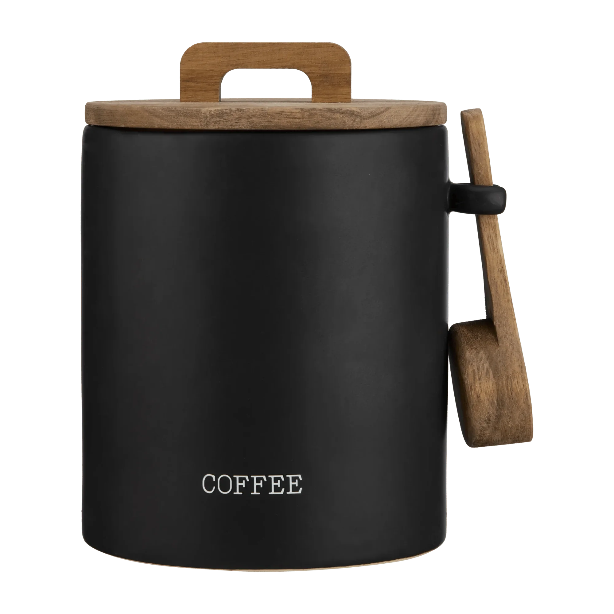 Ceramic Coffee Jar with Spoon - Image 2