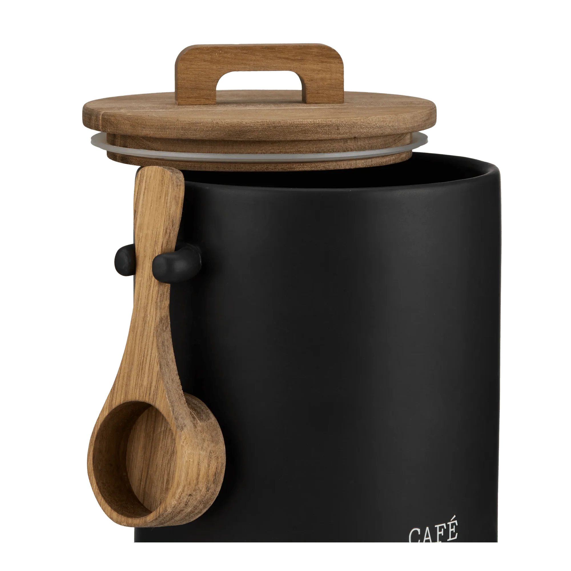 Ceramic Coffee Jar with Spoon - Image 4