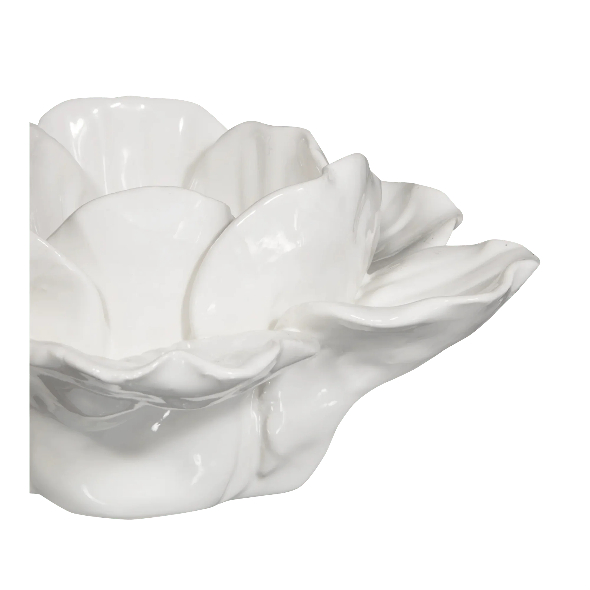 Ceramic Flower Taper Candle Holder - Image 2