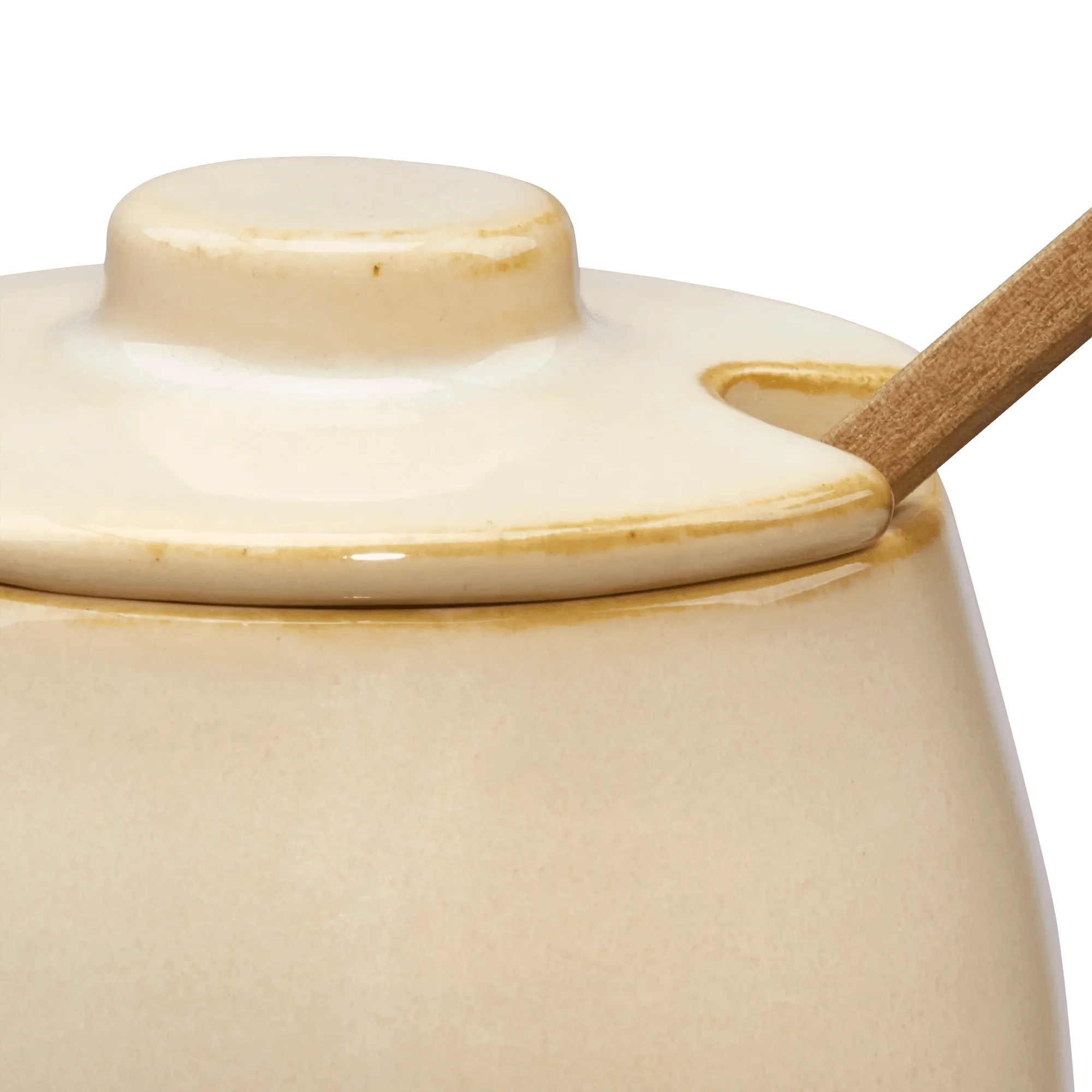 Ceramic Jar with Spoon - Image 4