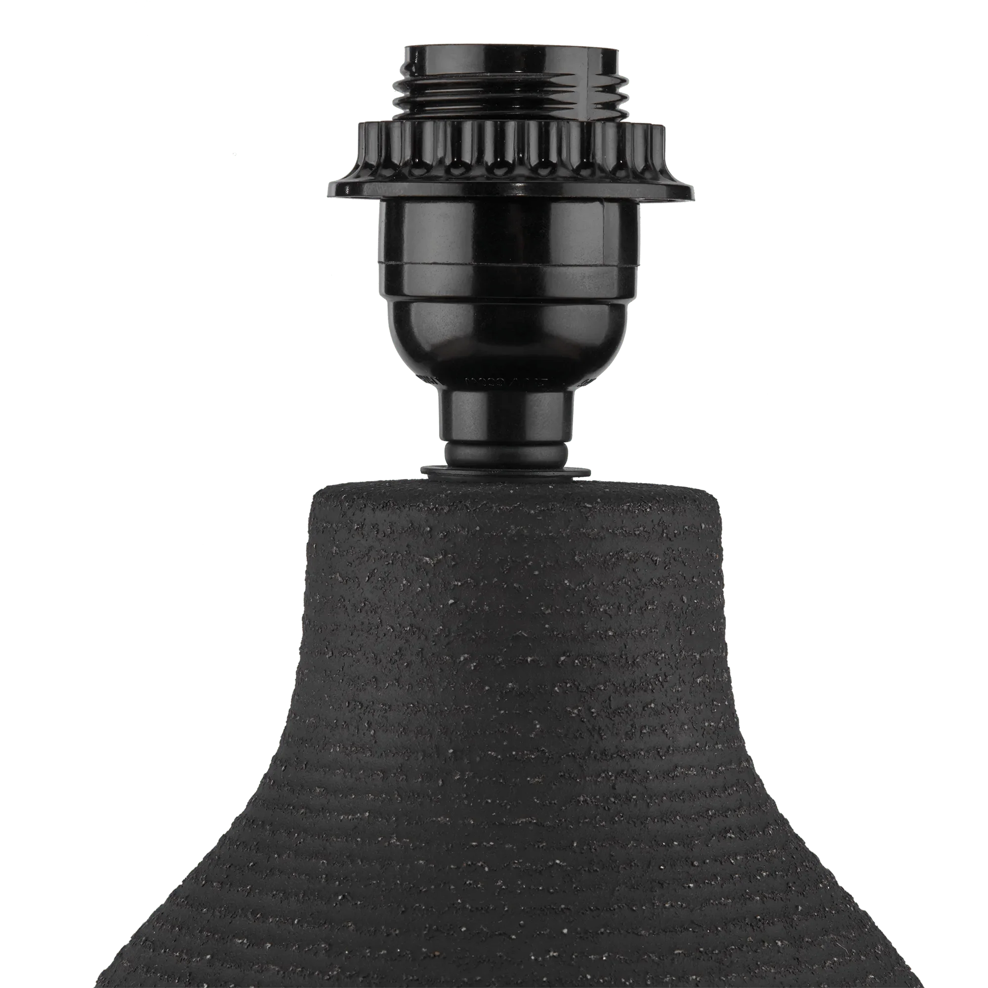 Black Ceramic Lamp Base - Image 2