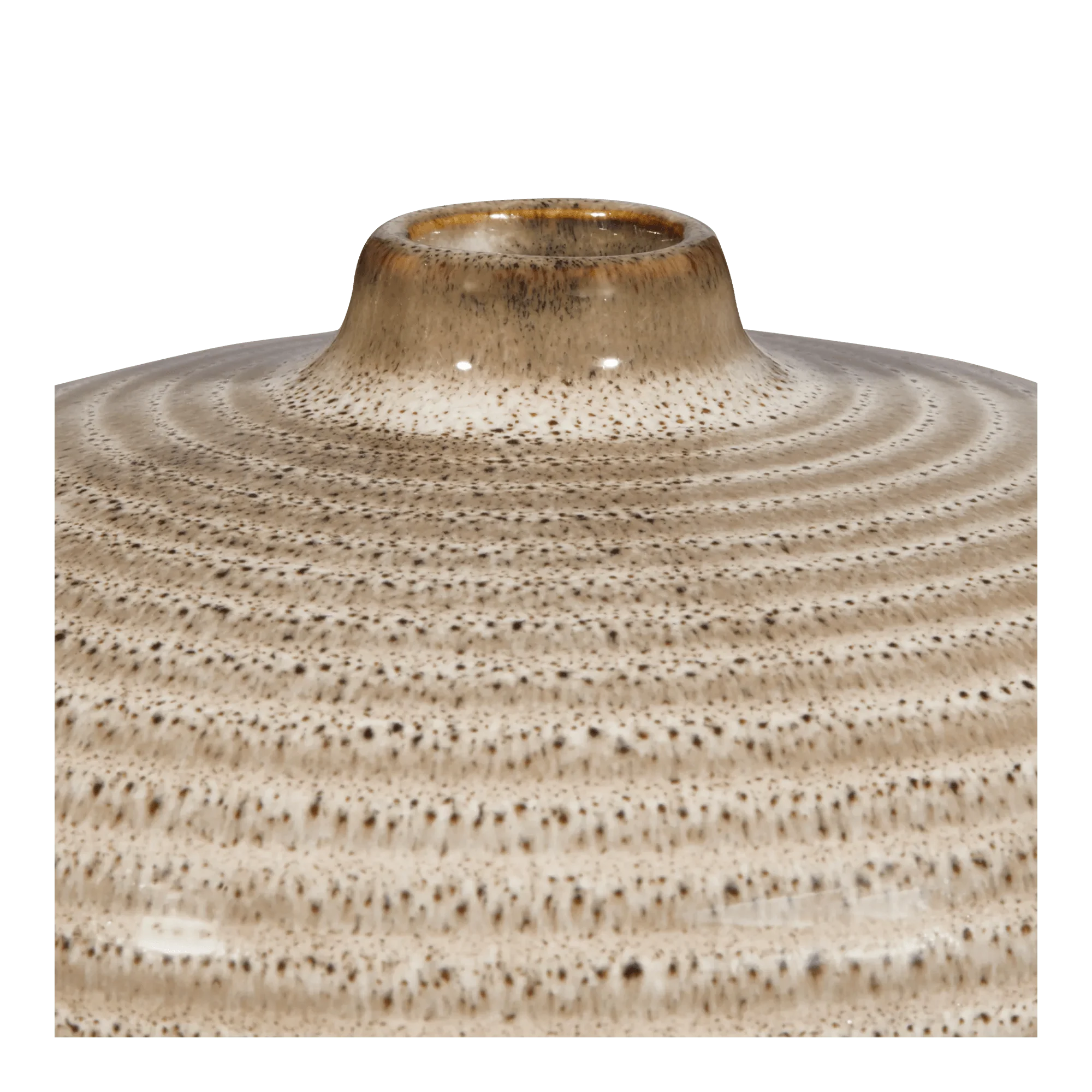 Ceramic Mini Ribbed Table Vase - Image 3