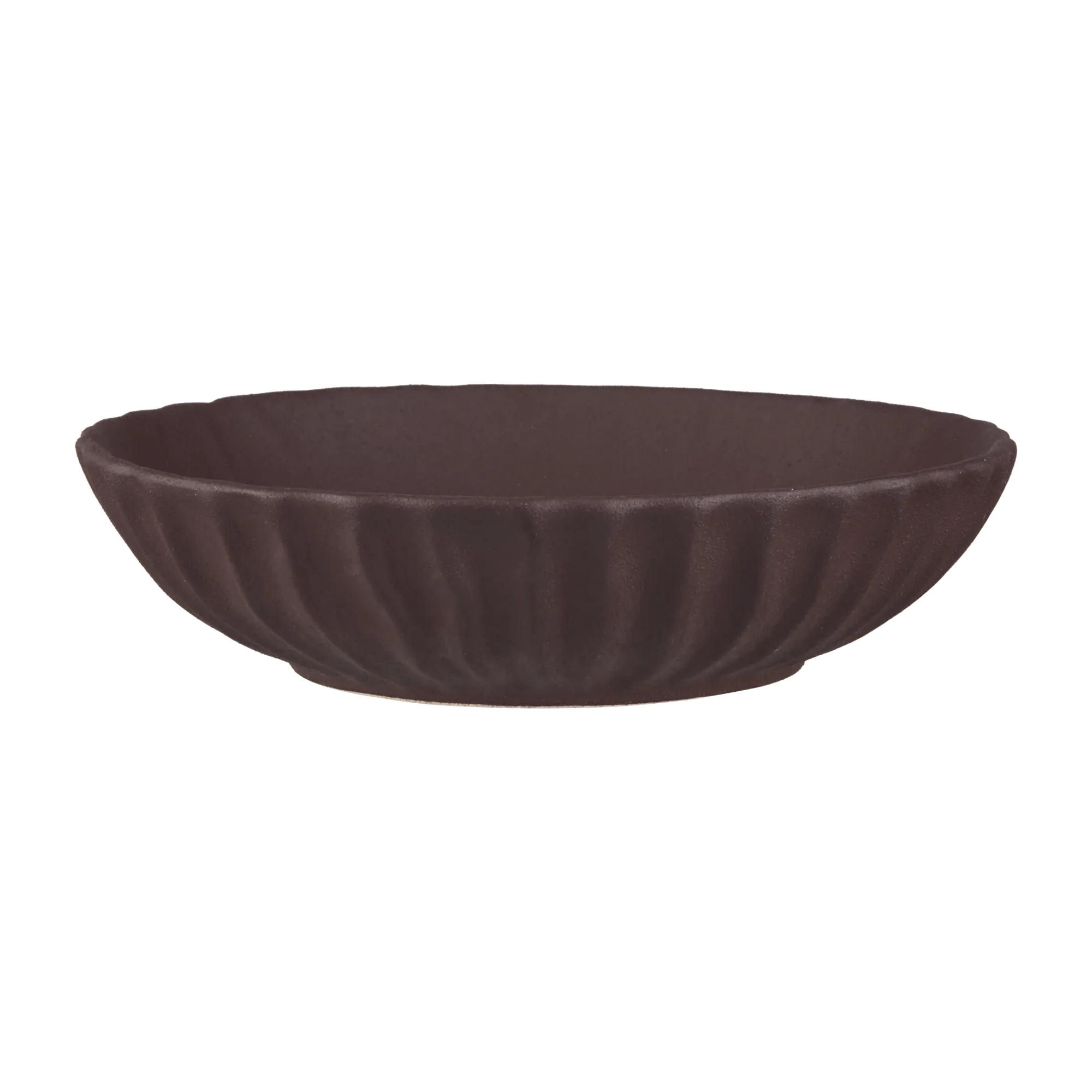 Ceramic Ribbed Bowl