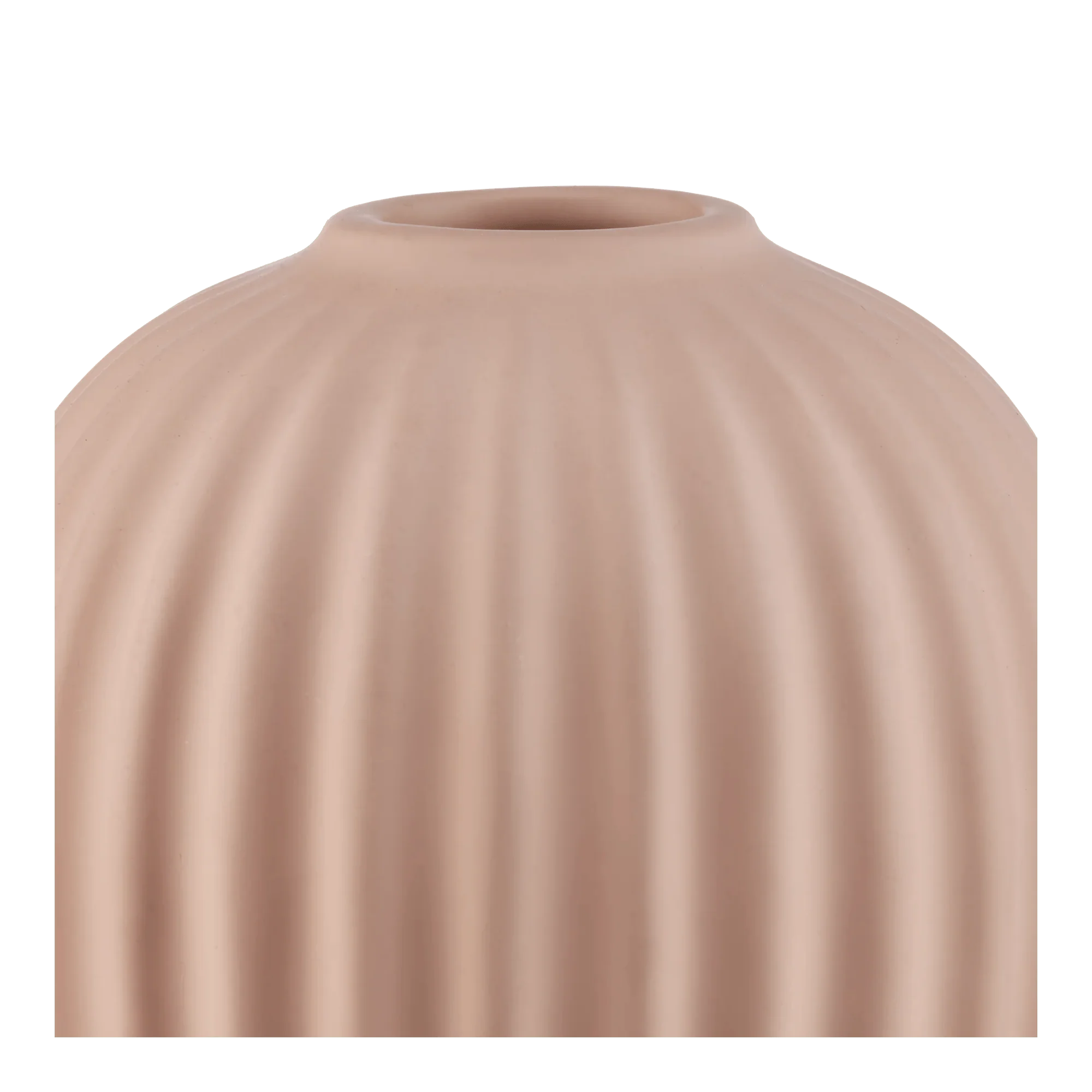 Ceramic Ribbed Table Vase - Image 2