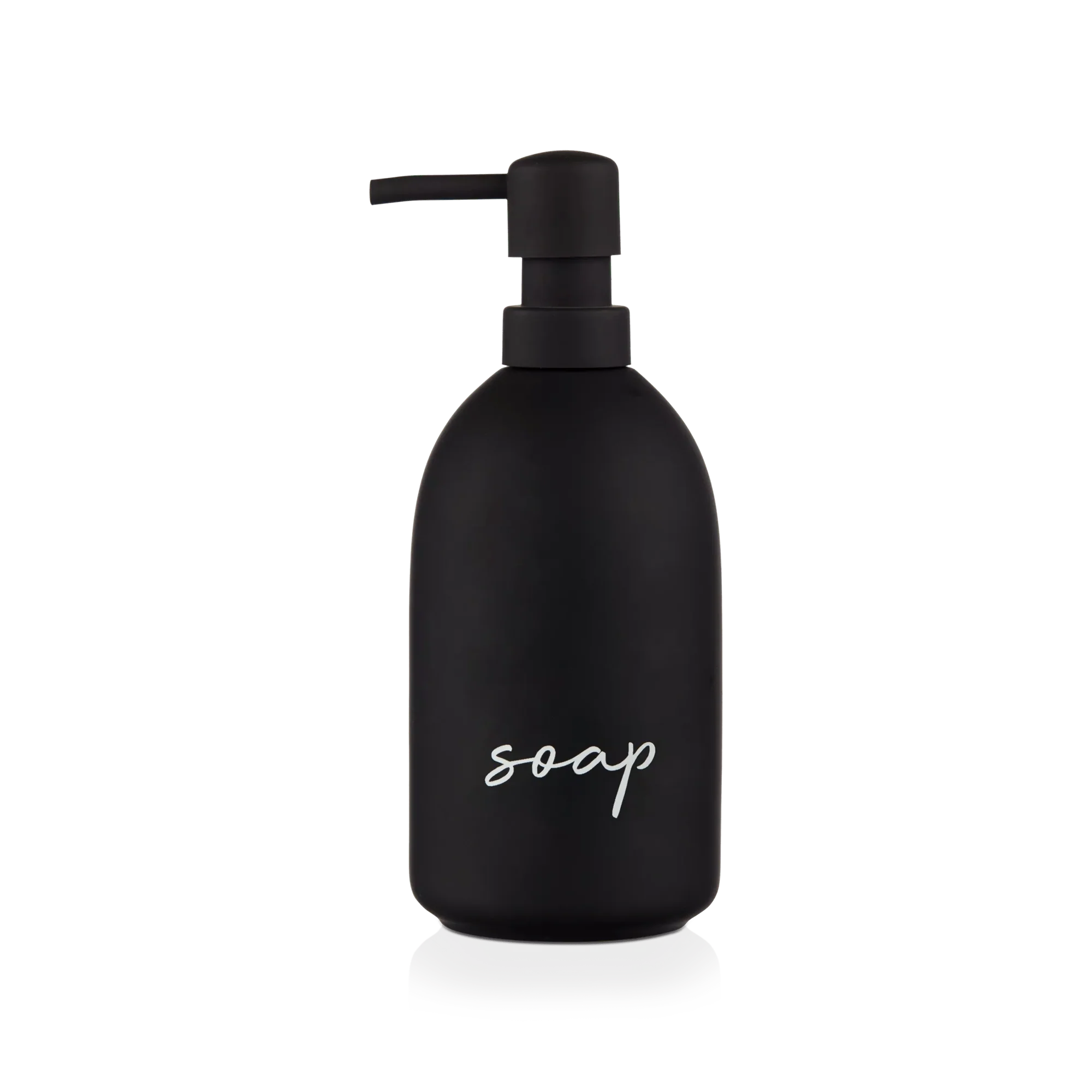 Ceramic Soap Dispenser with Typography - Image 3