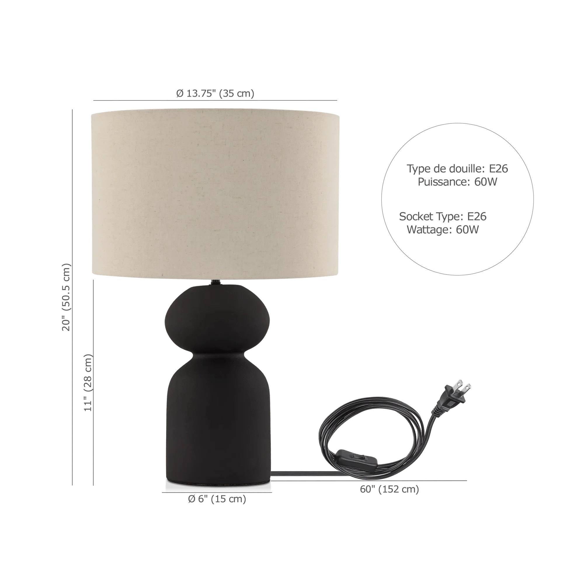 Ceramic Table Lamp - Image 9